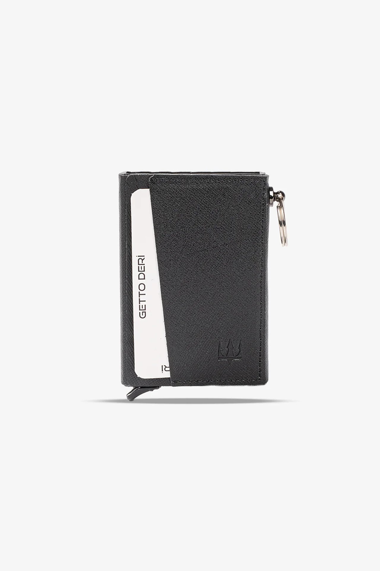 Hype Mekanizmalı Hakiki Deri Kartlık