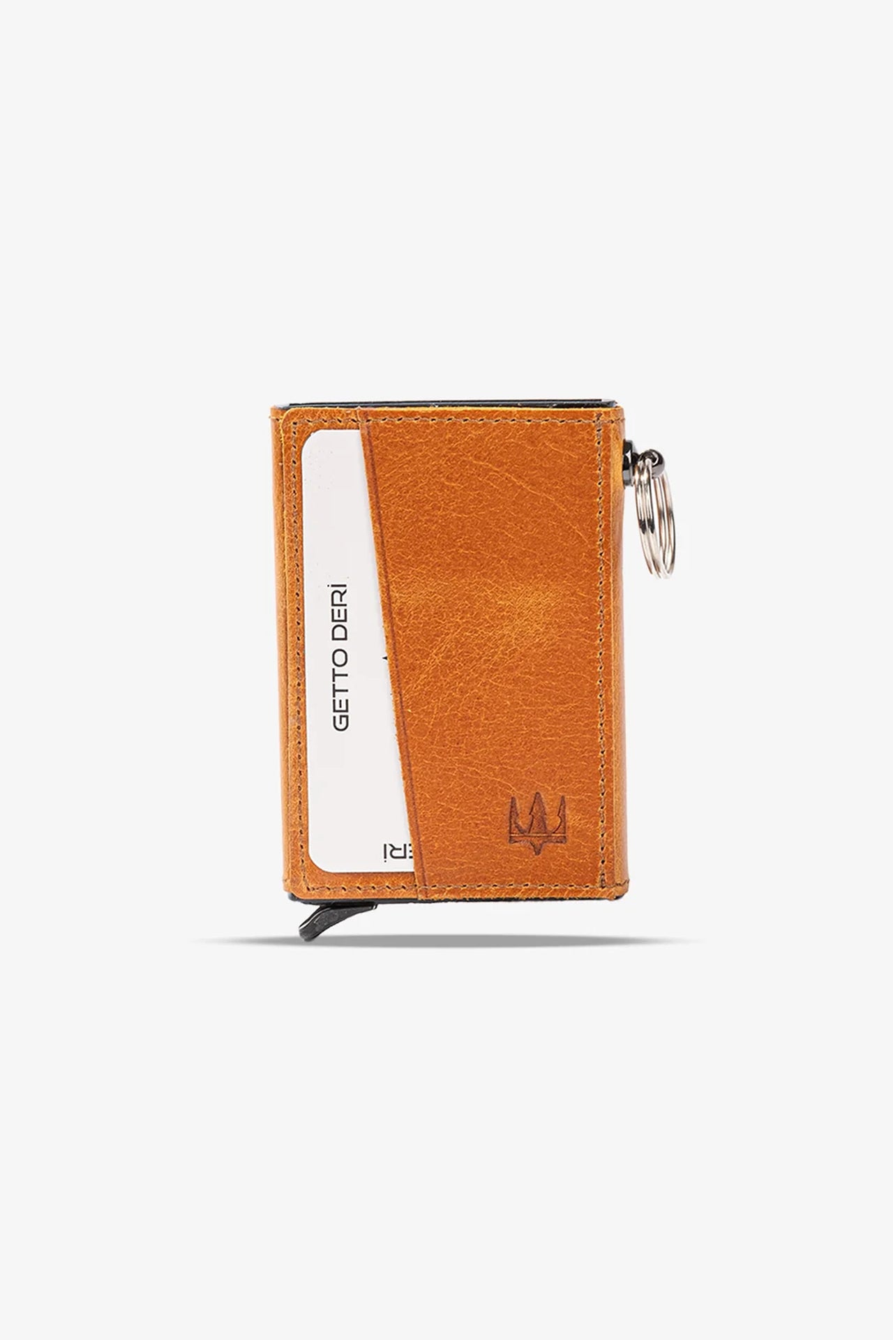 Hype Mekanizmalı Hakiki Deri Kartlık