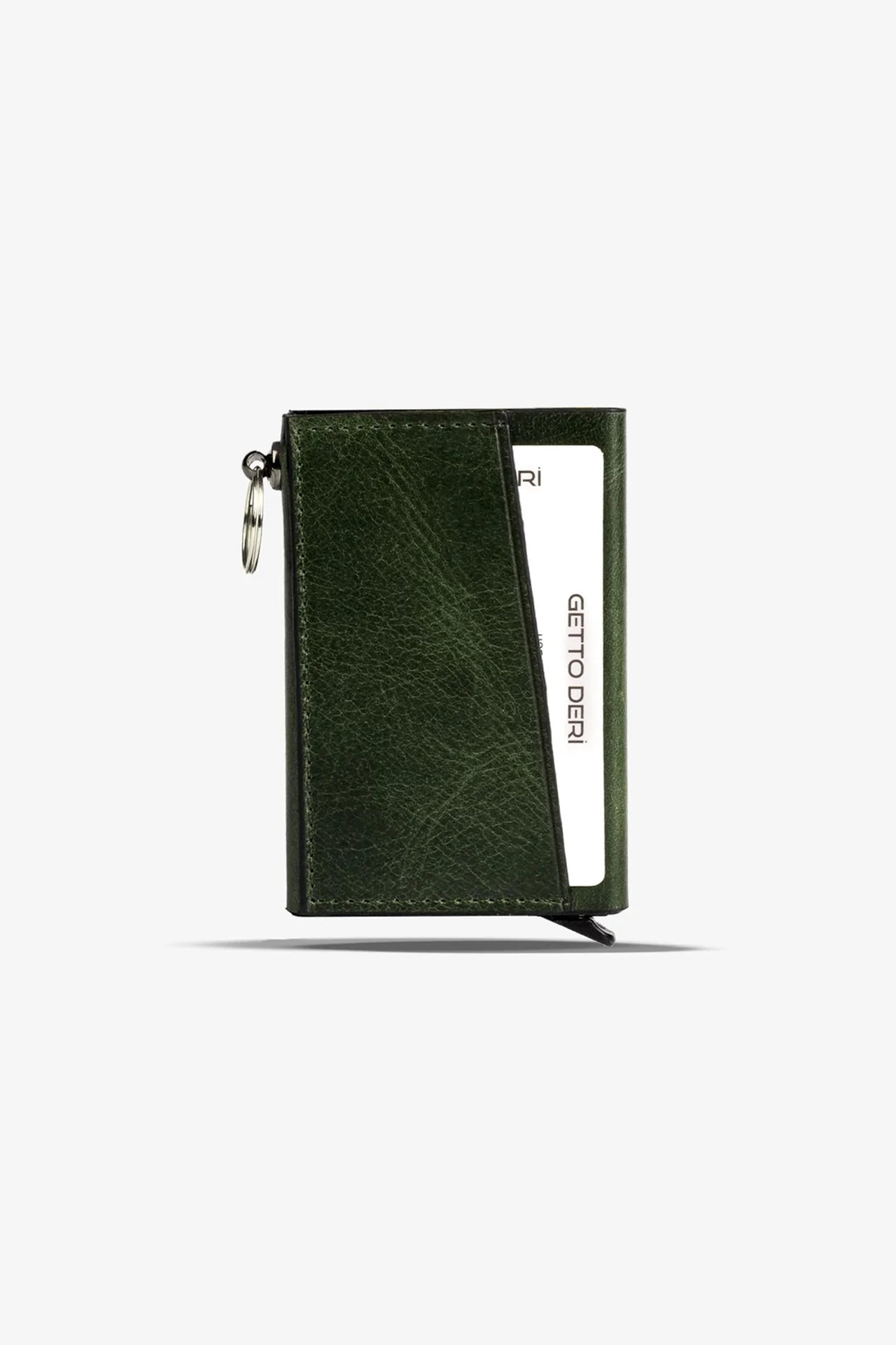 Hype Mekanizmalı Hakiki Deri Kartlık