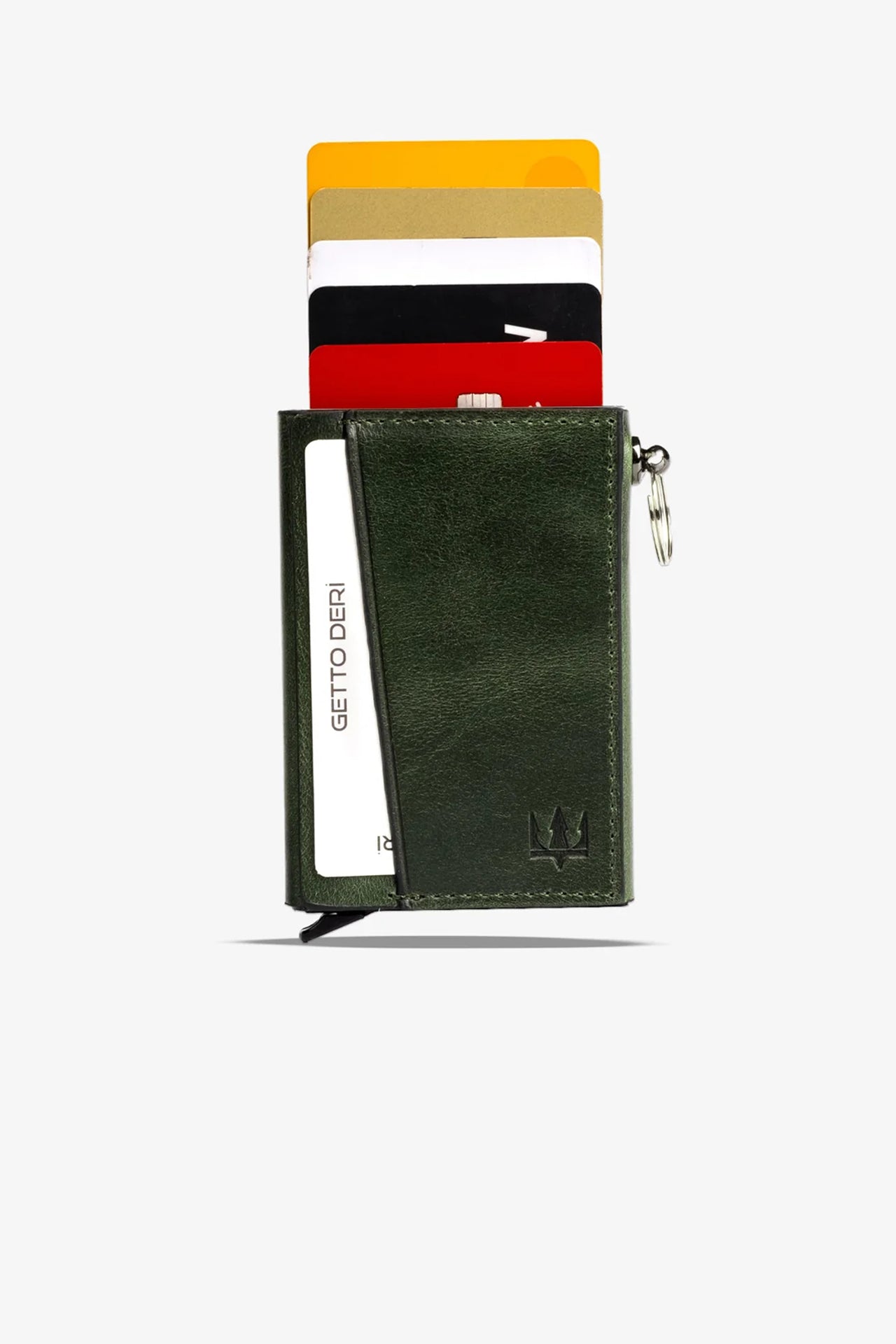 Hype Mekanizmalı Hakiki Deri Kartlık