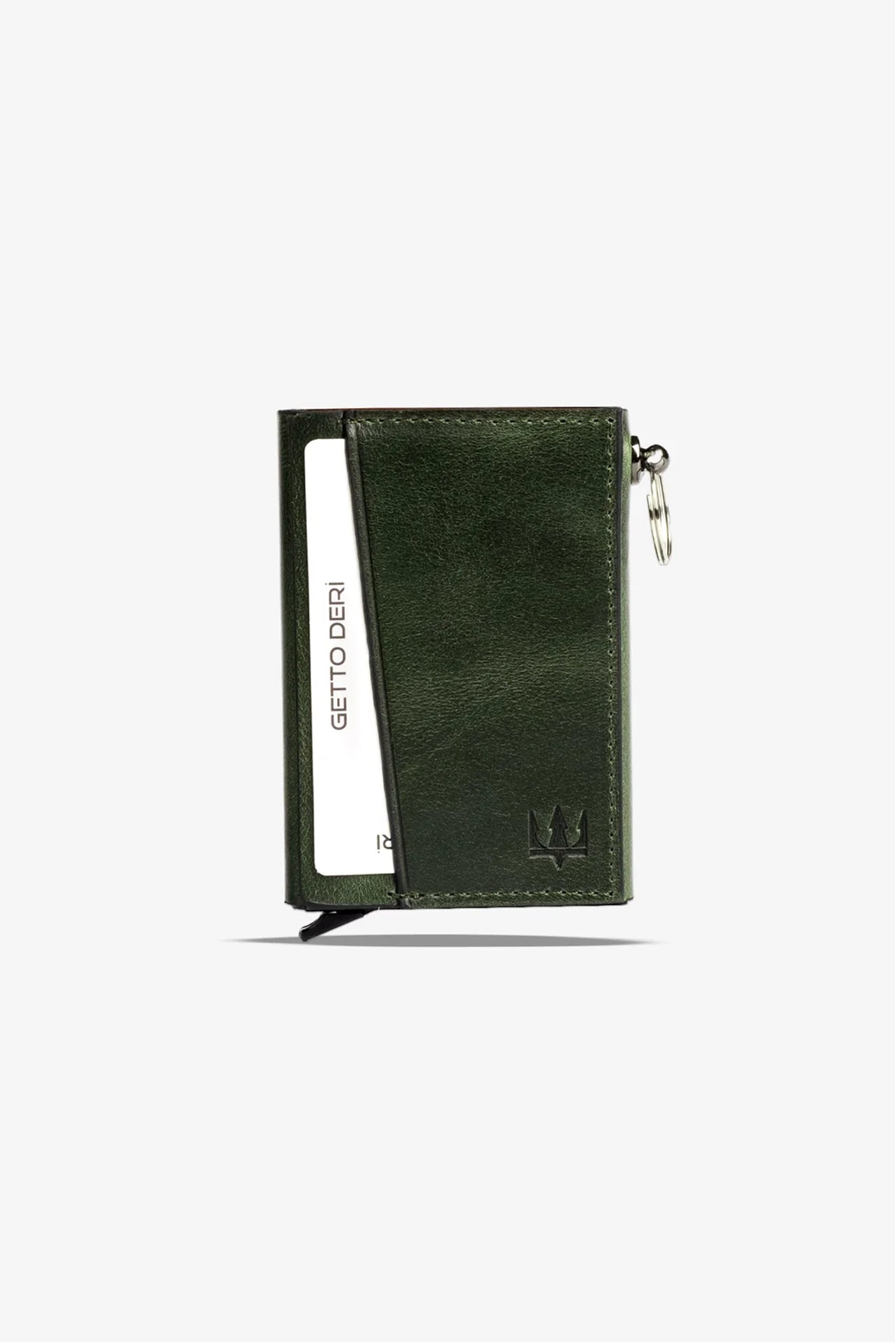 Hype Mekanizmalı Hakiki Deri Kartlık