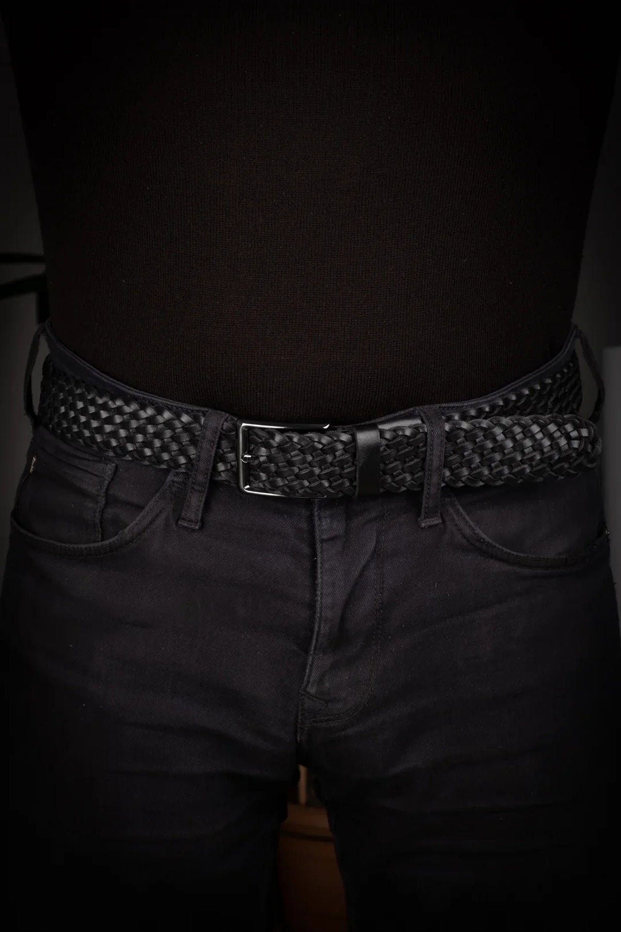 Helen Örgü Hakiki Deri Kemer 3.5 Cm