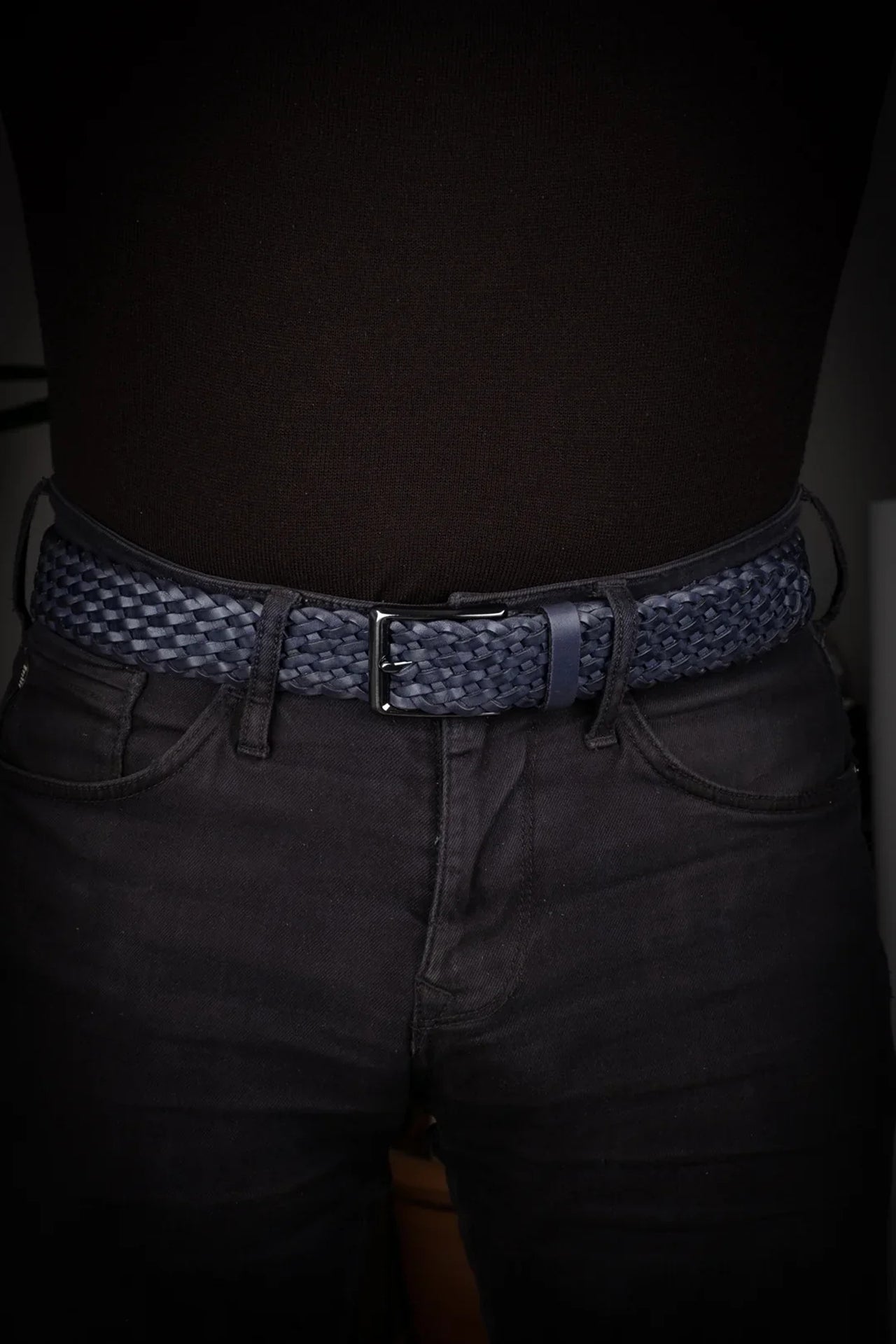 Helen Örgü Hakiki Deri Kemer 3.5 Cm