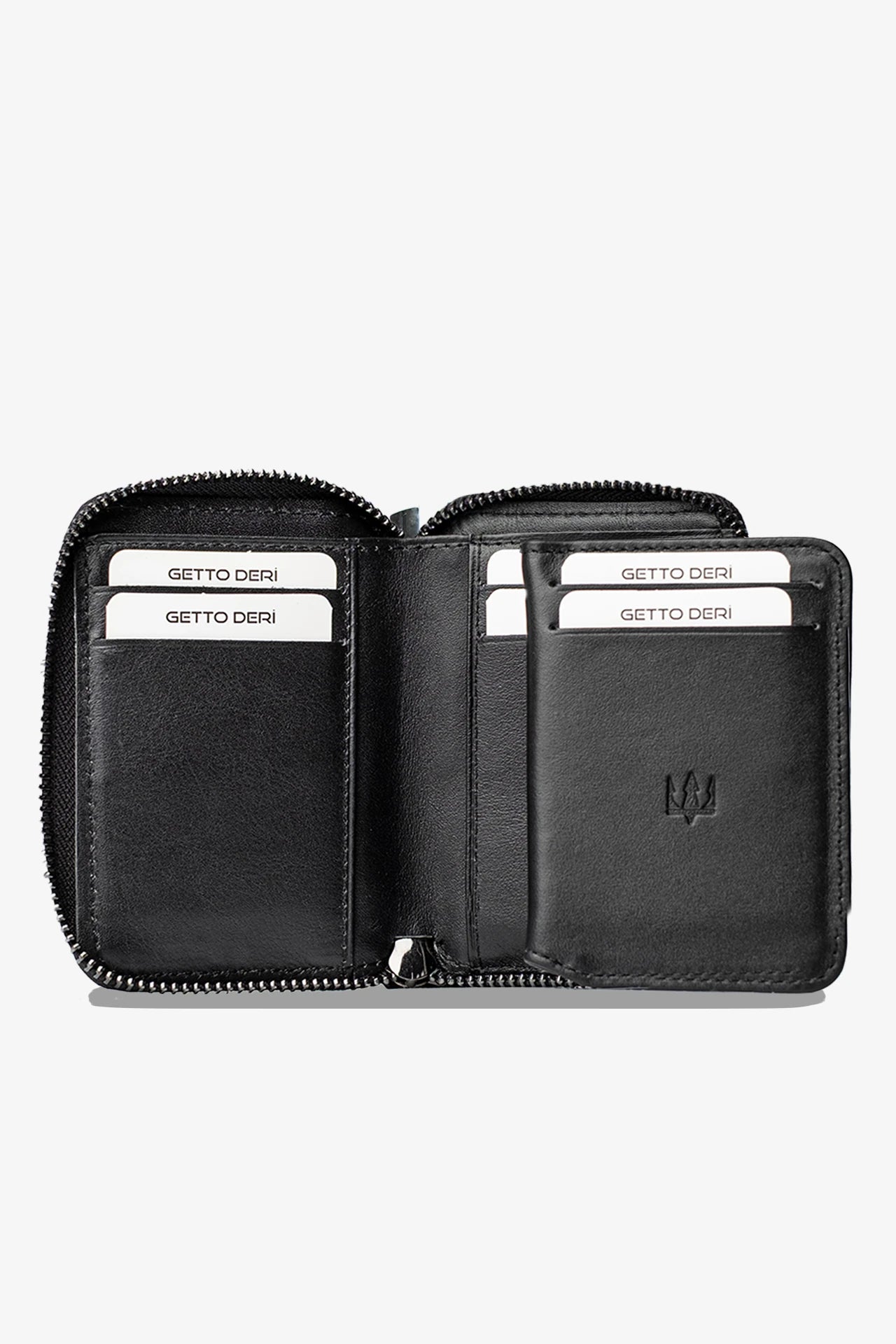 Zip Hakiki Deri Fermuarlı Cüzdan