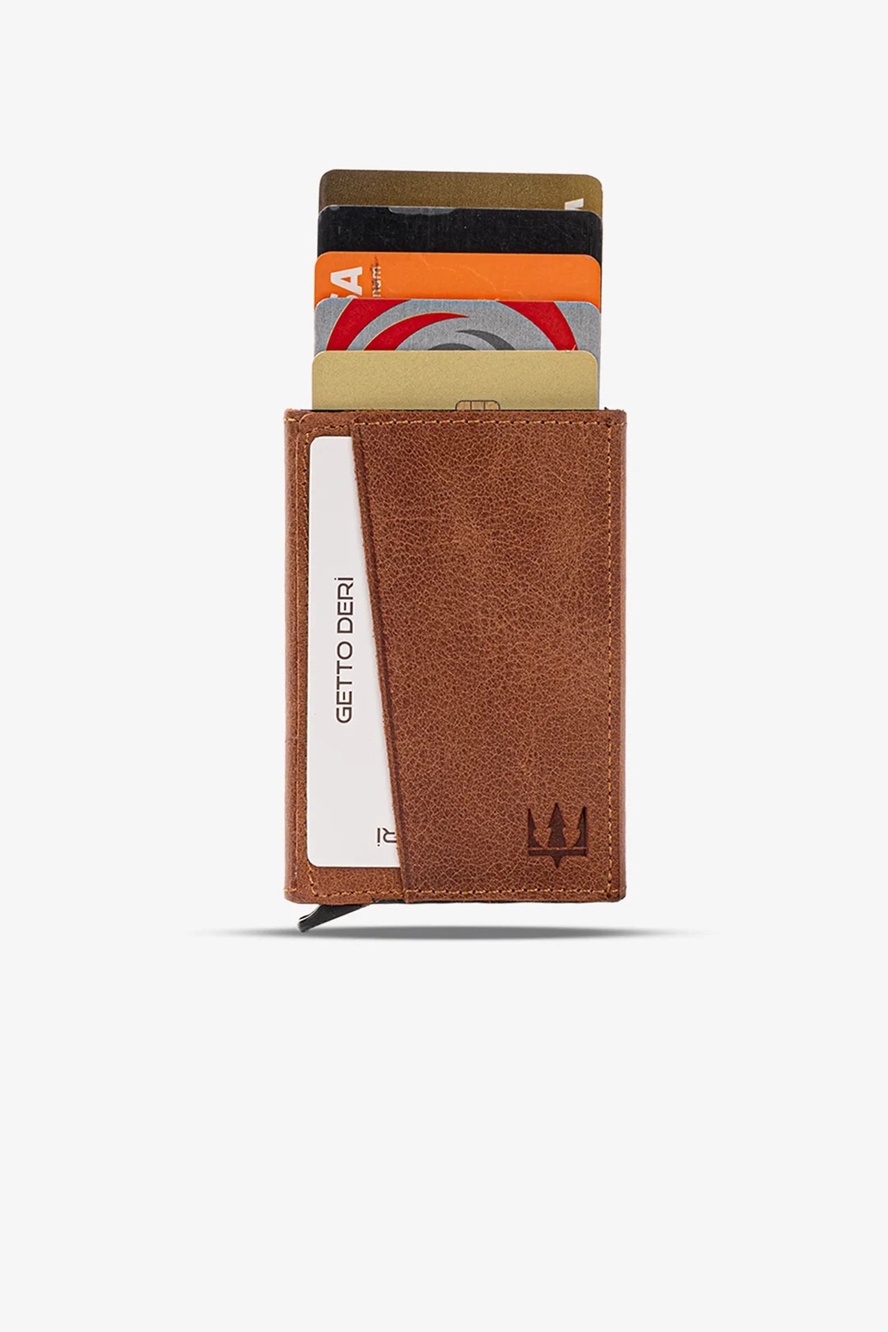 Hype Click Mekanizmalı Hakiki Deri Kartlık