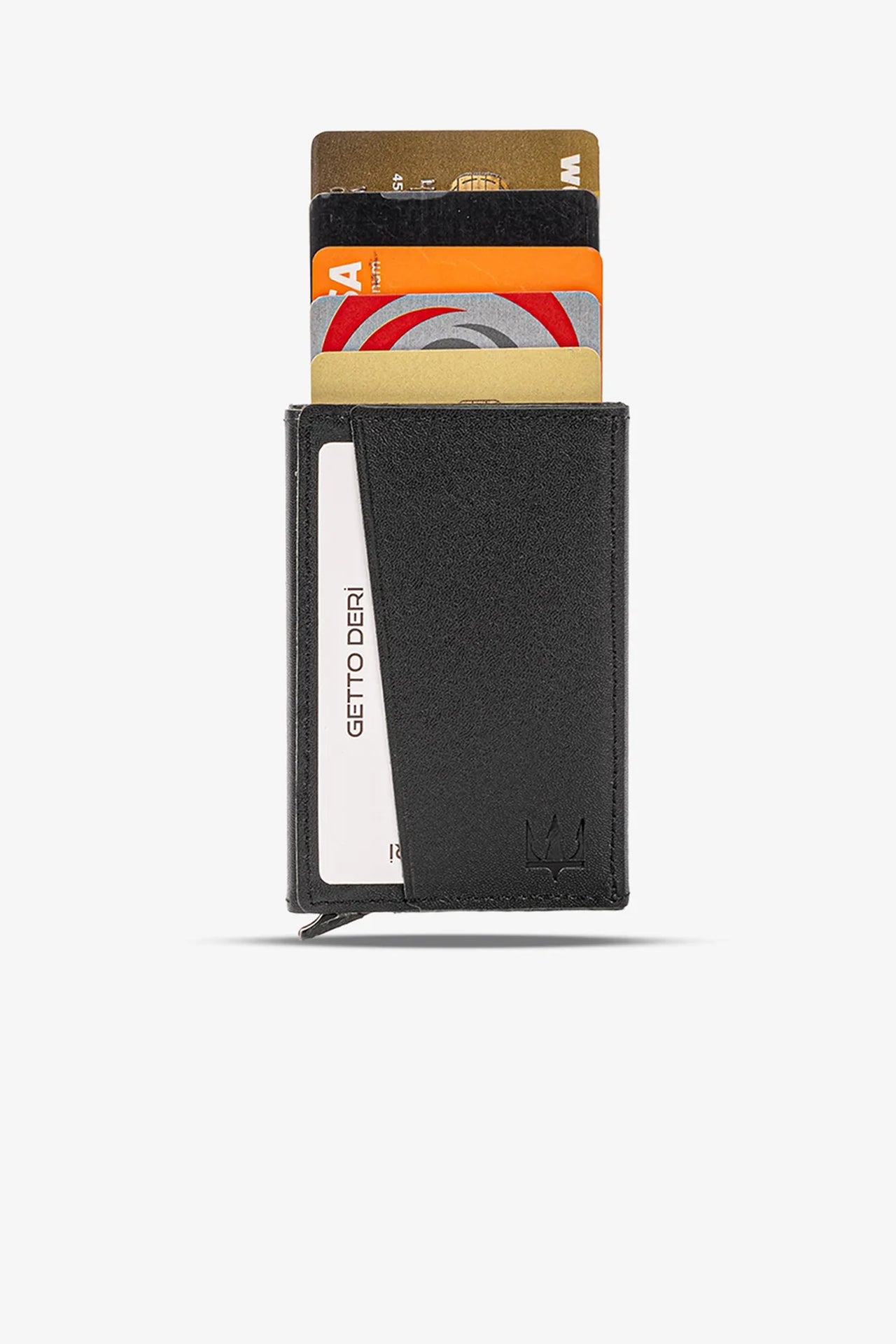 Hype Click Mekanizmalı Hakiki Deri Kartlık