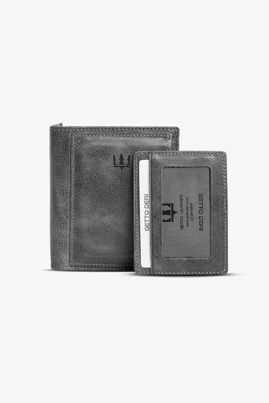 Resto Hakiki Deri Cüzdan