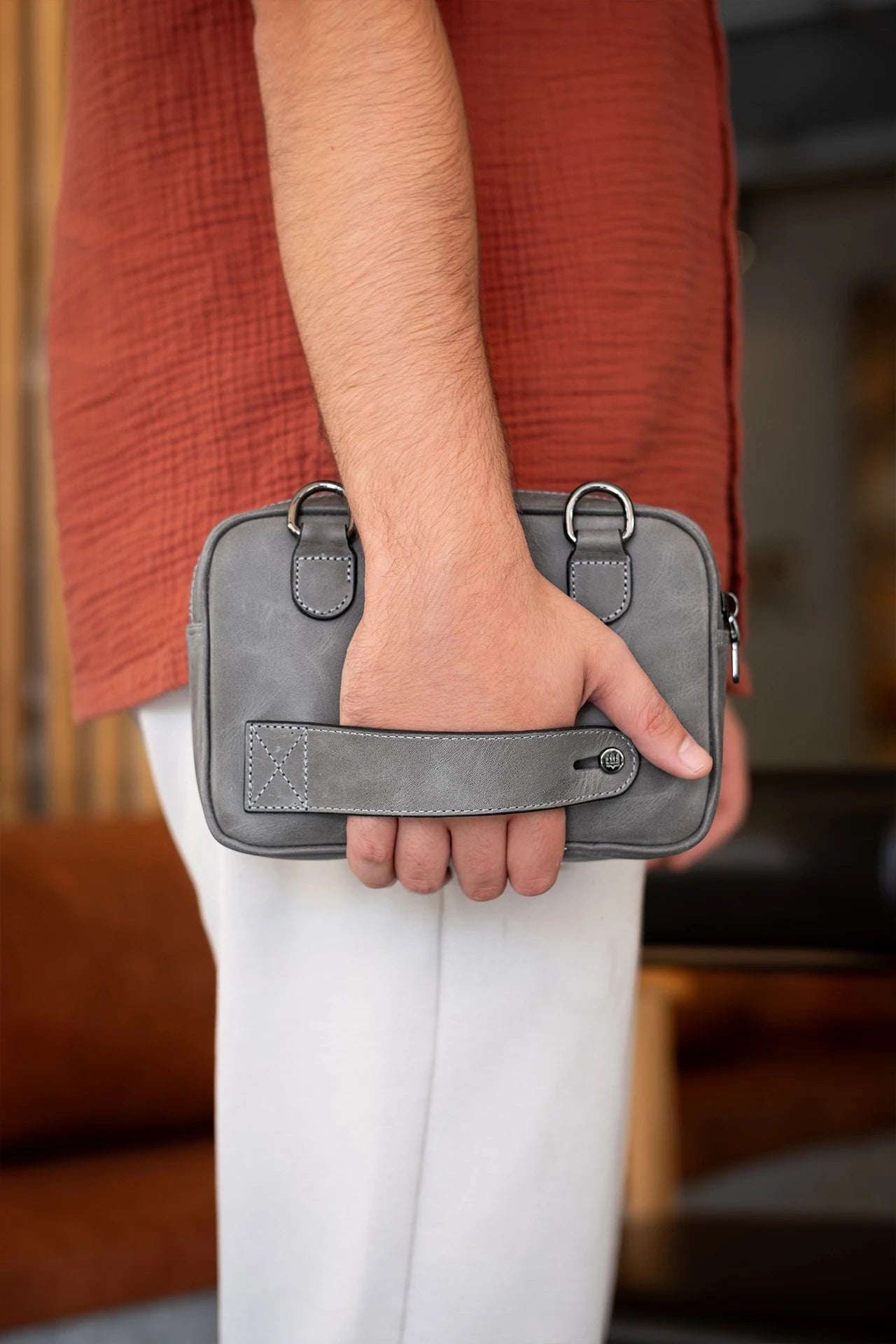 Giesto Hakiki Deri Çanta