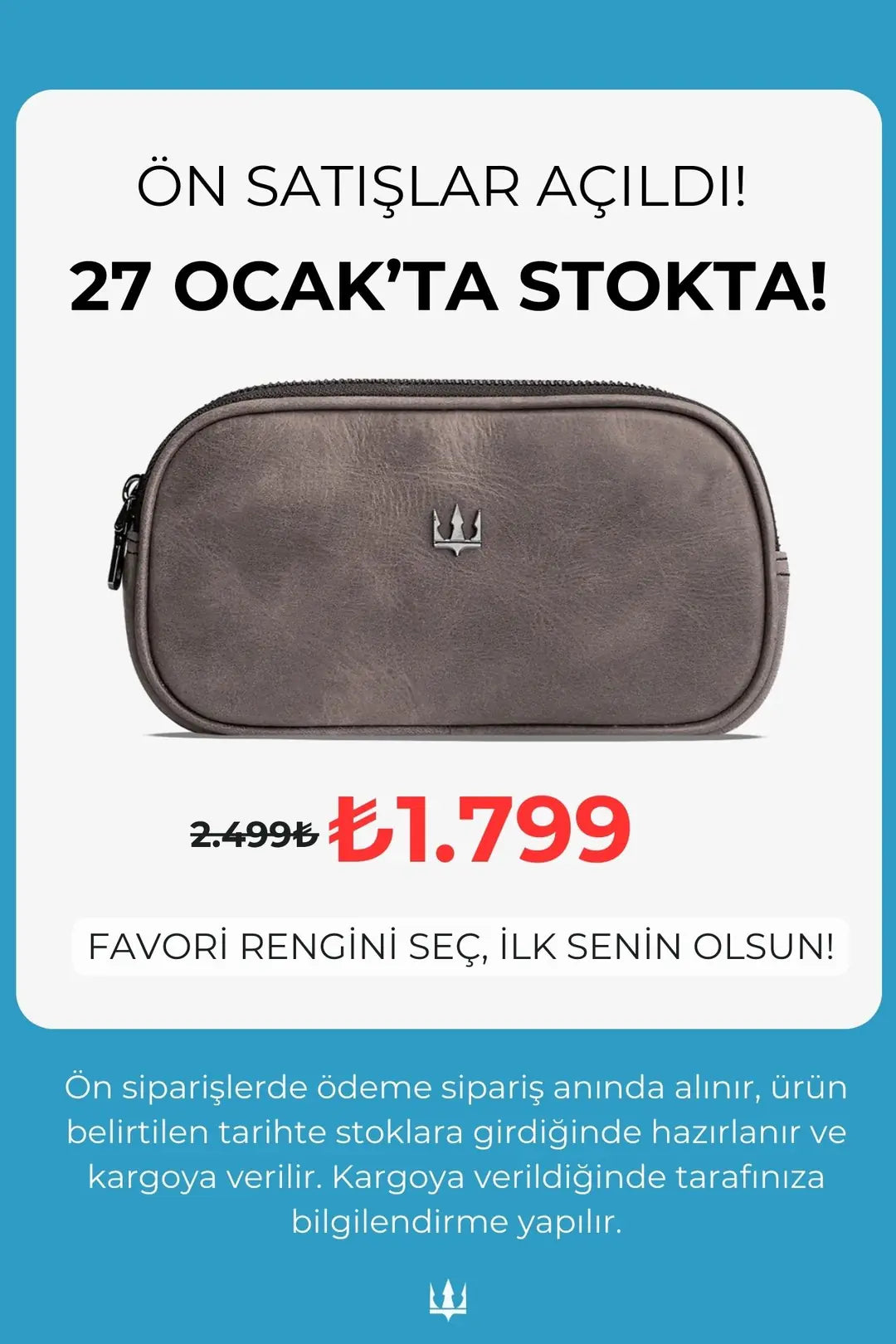 Pars Minimal Hakiki Deri El Çantası