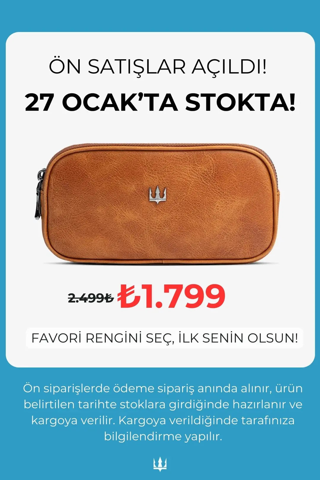 Pars Minimal Hakiki Deri El Çantası