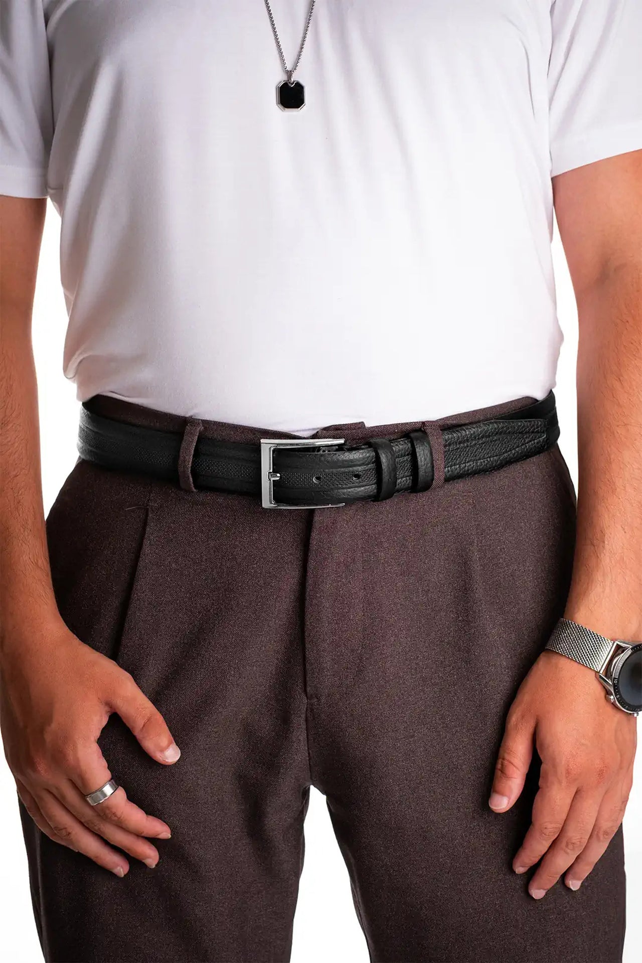 Klasik Desenli Kemer 3.5cm