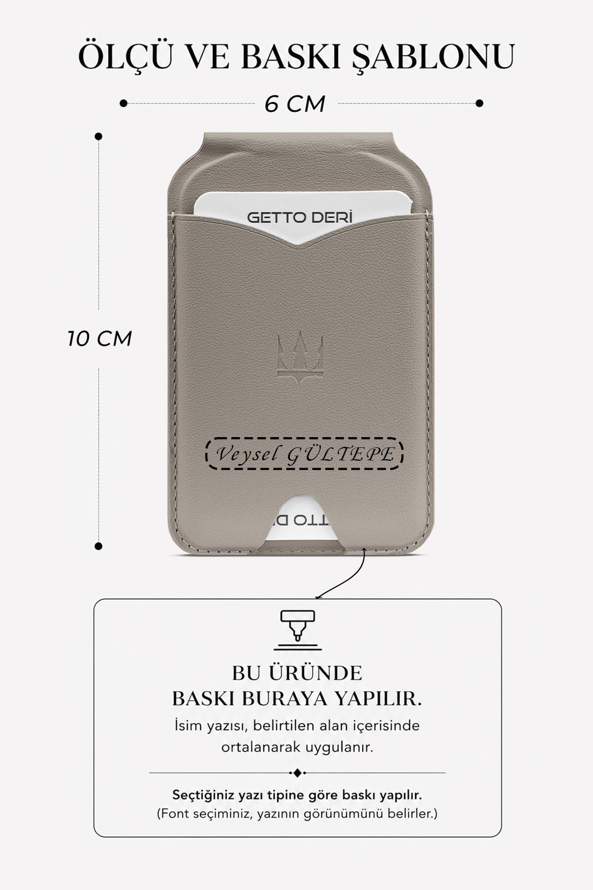 MagFold Aynalı Katlanabilir Kartlık Ve Telefon Standı