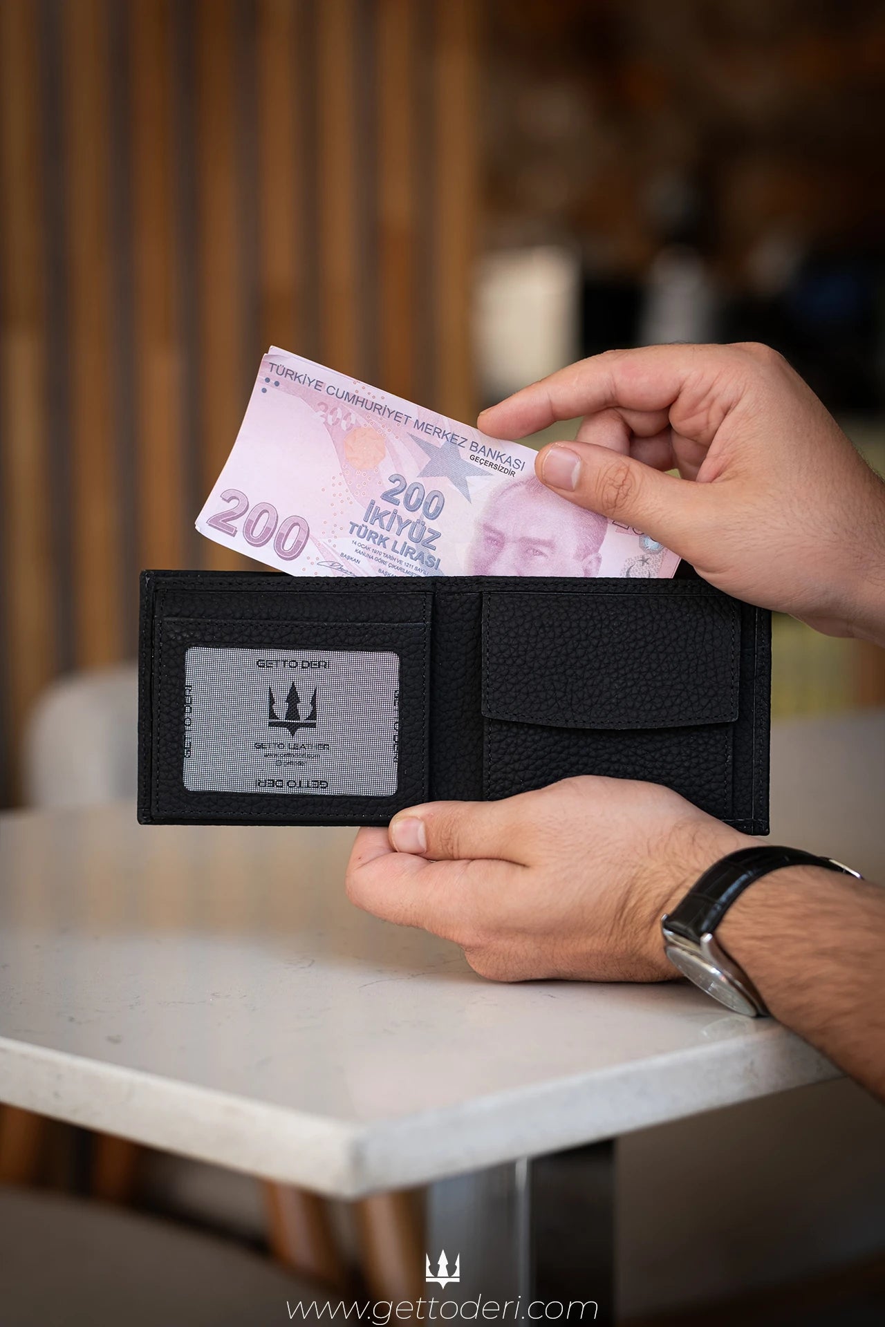 Cio Hakiki Deri Cüzdan