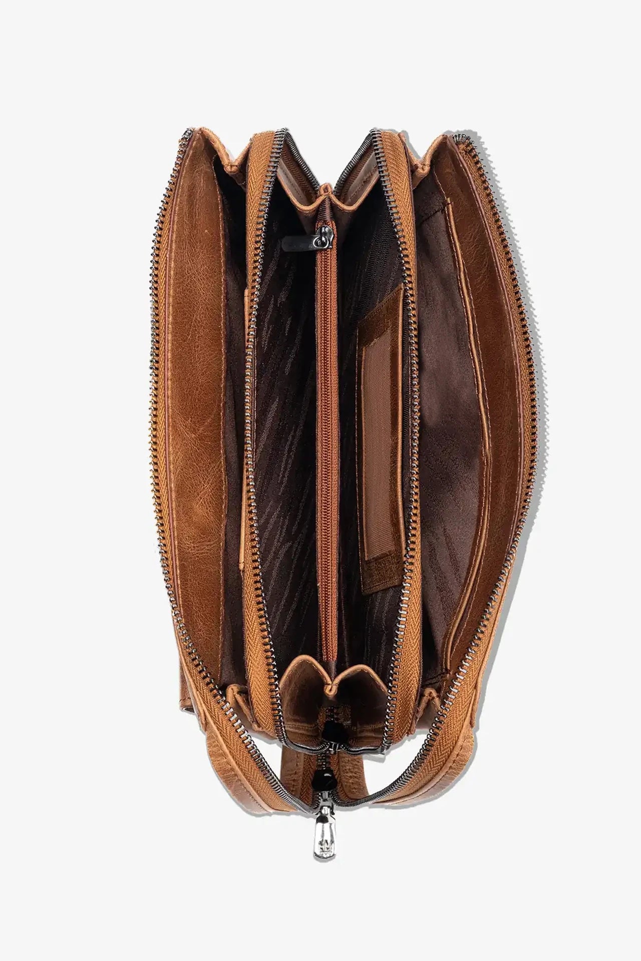 Ombre Hakiki Deri El Çantası