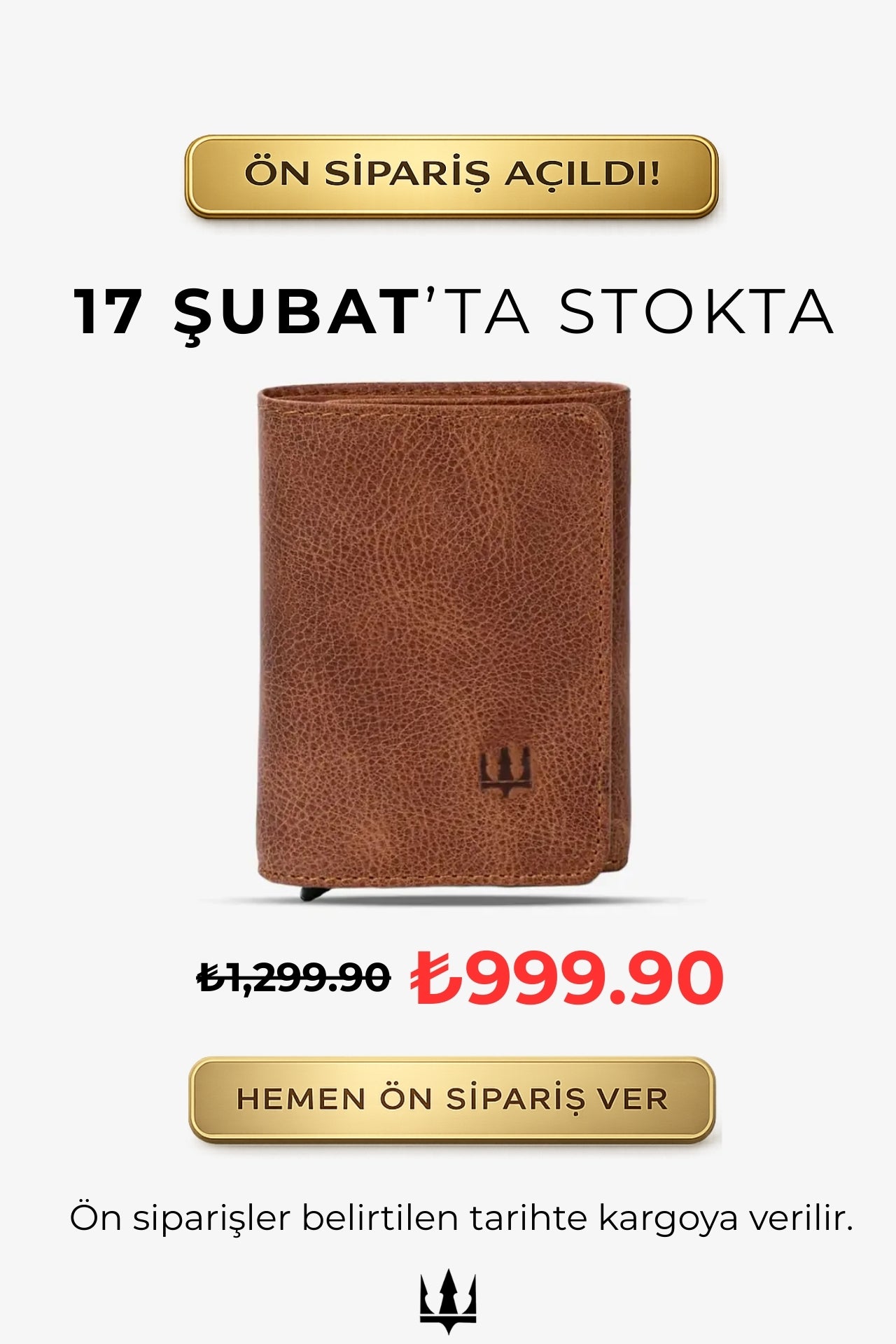 Vibe Mekanizmalı Hakiki Deri Cüzdan