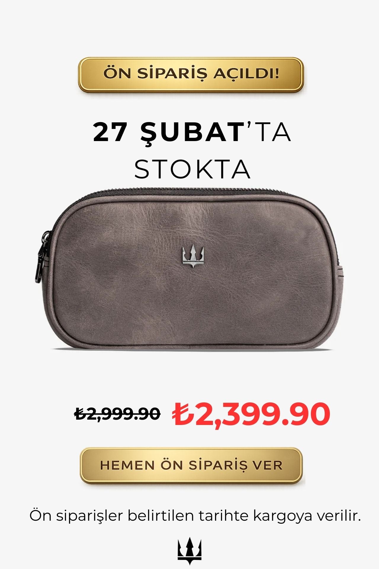 Pars Minimal Hakiki Deri El Çantası