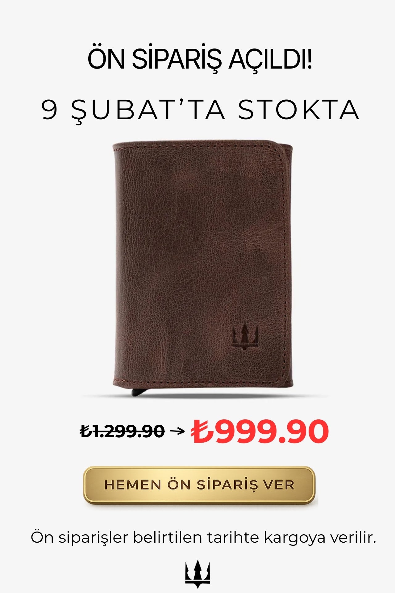 Vibe Mekanizmalı Hakiki Deri Cüzdan