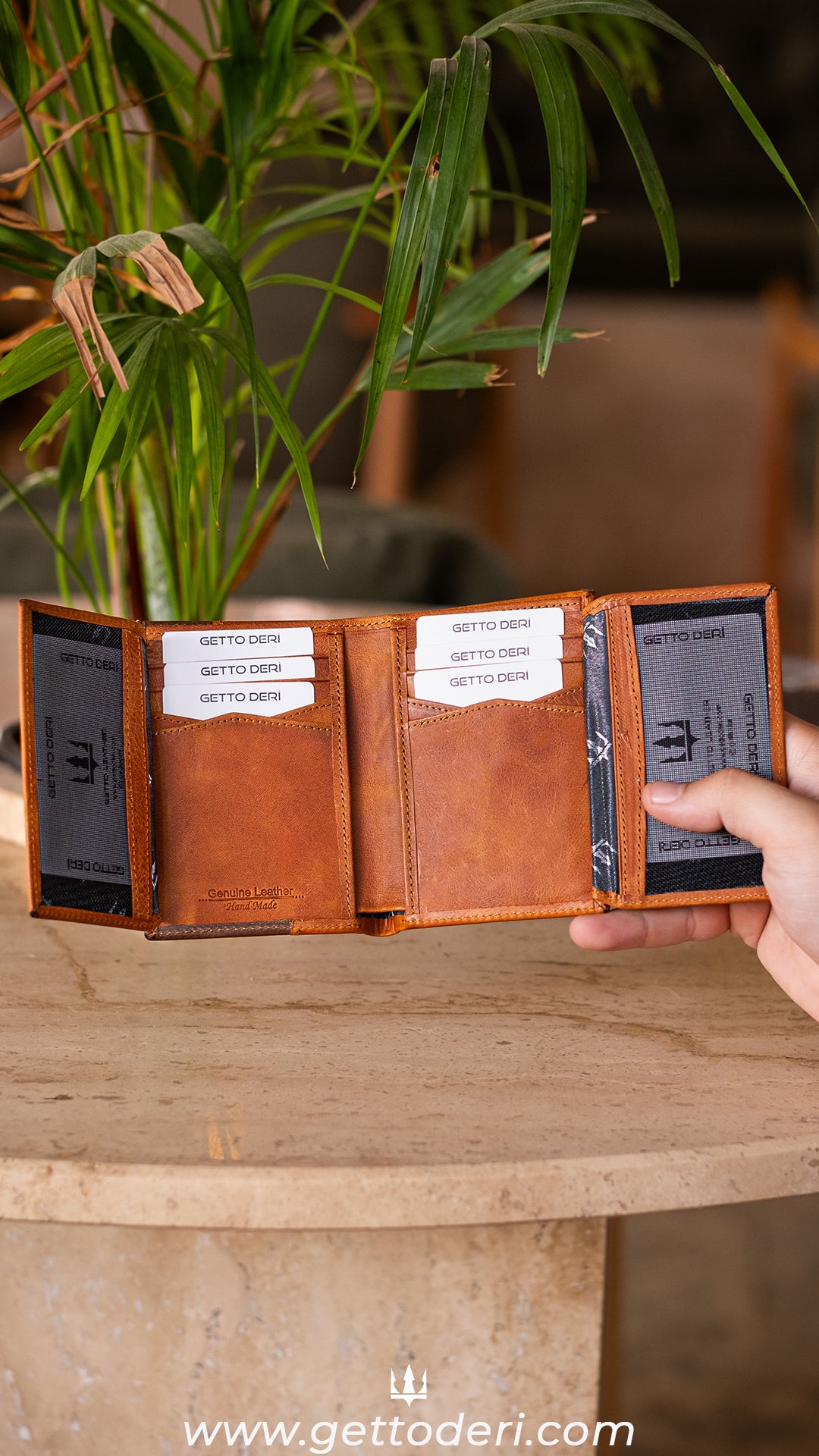 Palmas Hakiki Deri Cüzdan
