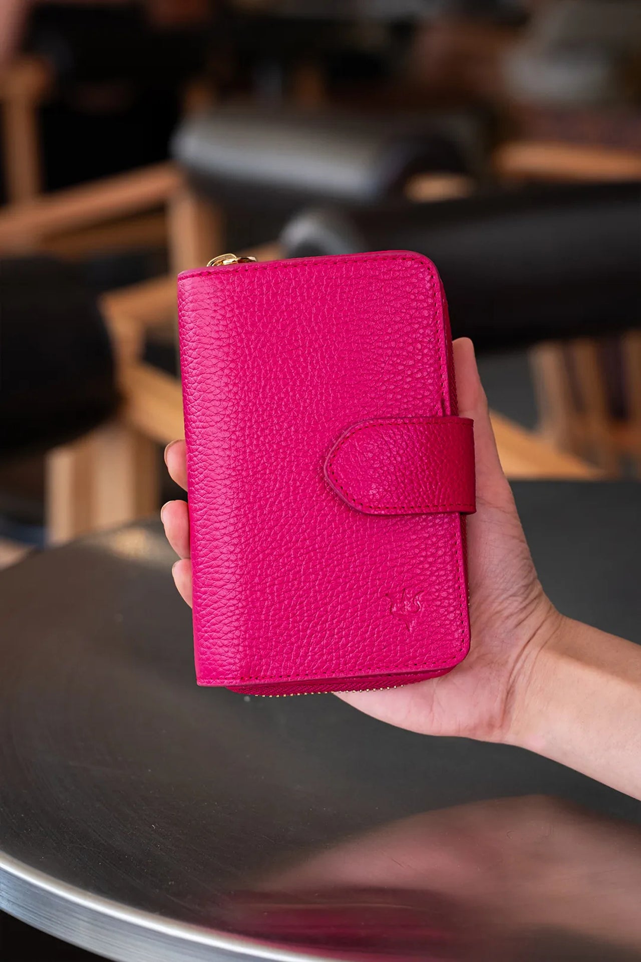 Amor Hakiki Deri Kadın Cüzdan