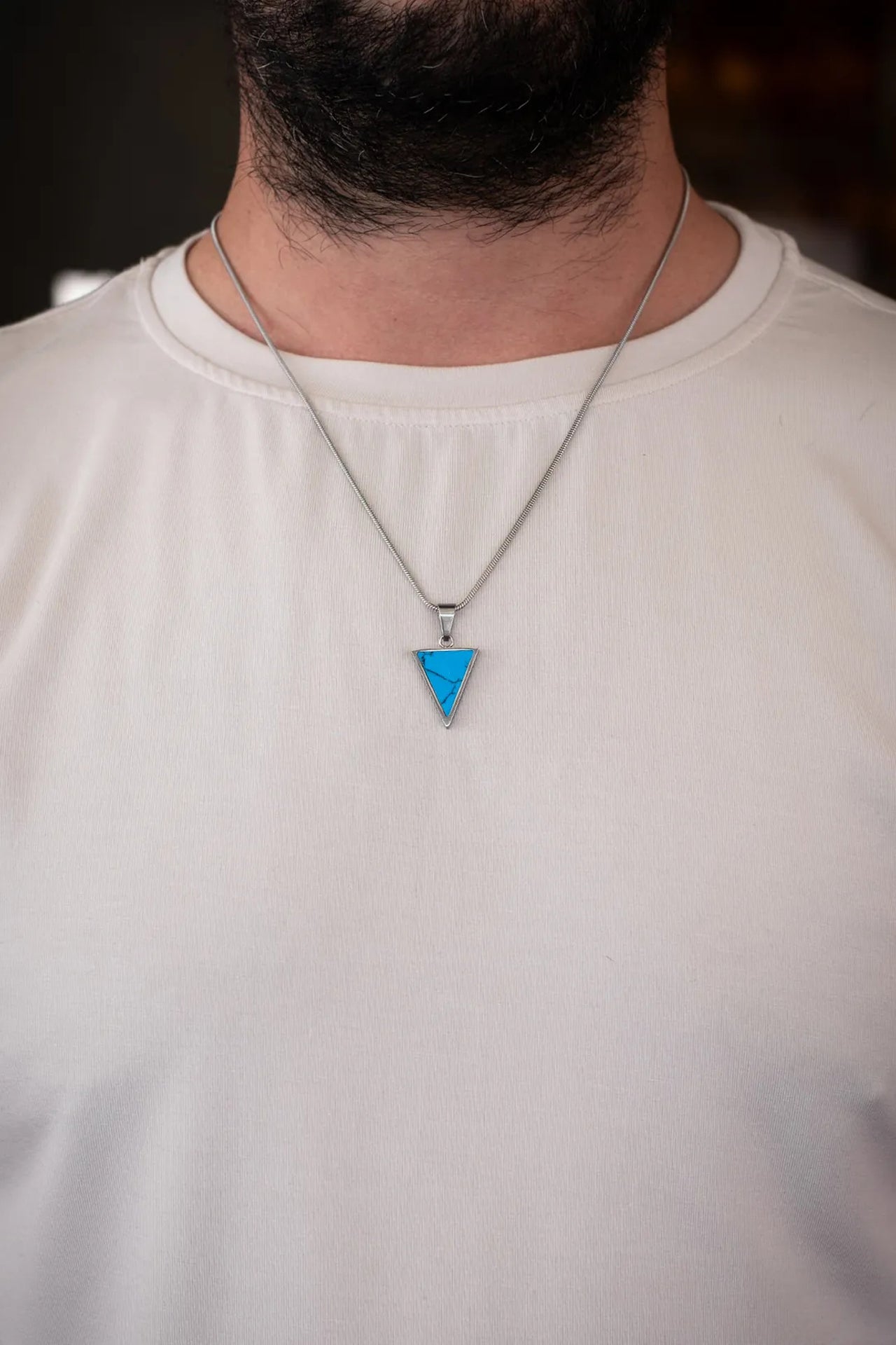 Priz Marin Çelik Kolye