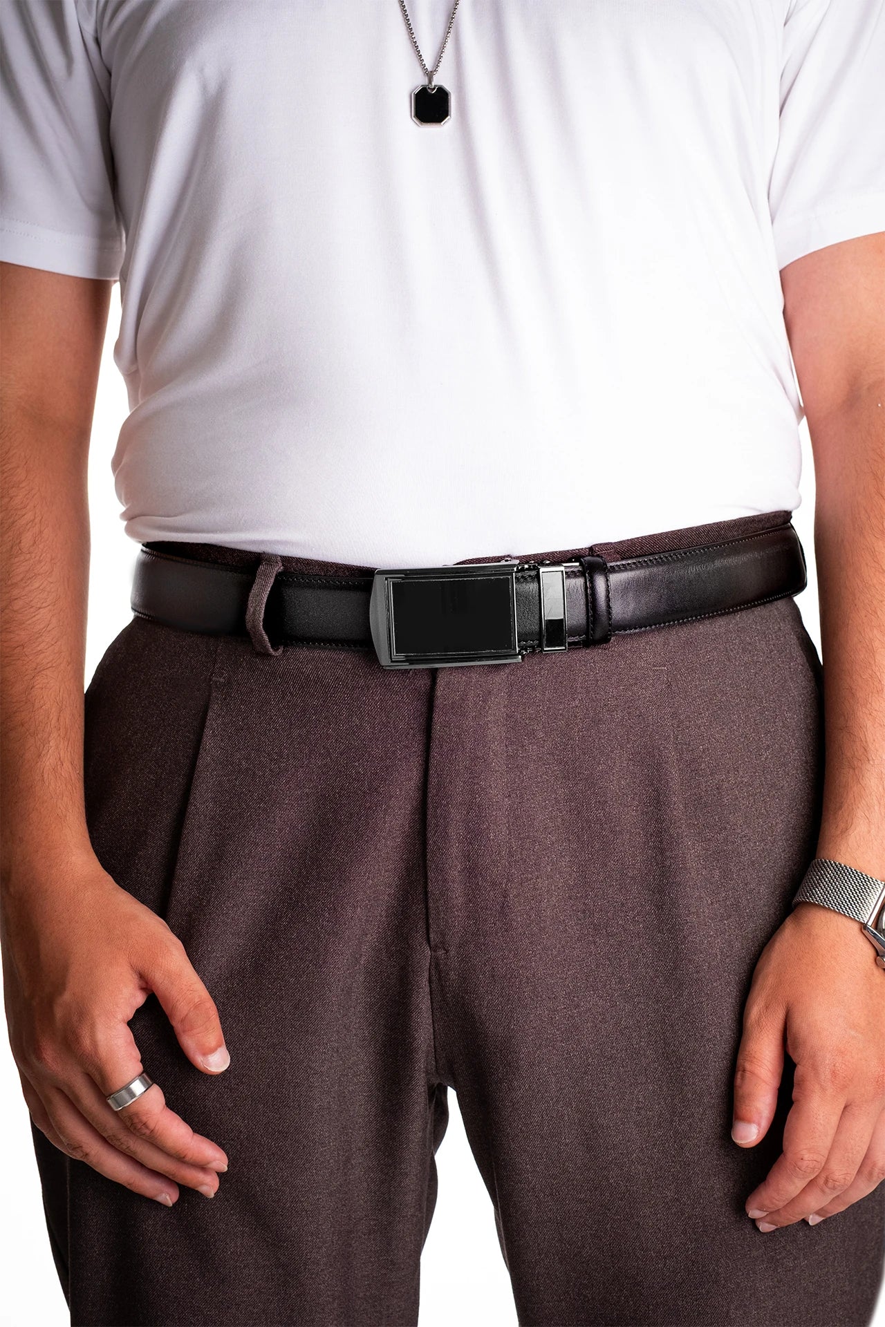 Real Hakiki Deri Otomatik Kemer 3.5cm