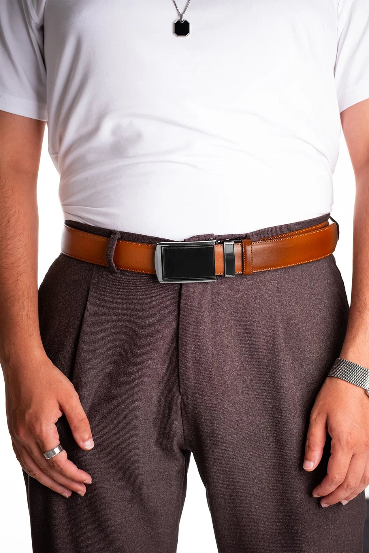 Real Hakiki Deri Otomatik Kemer 3.5cm