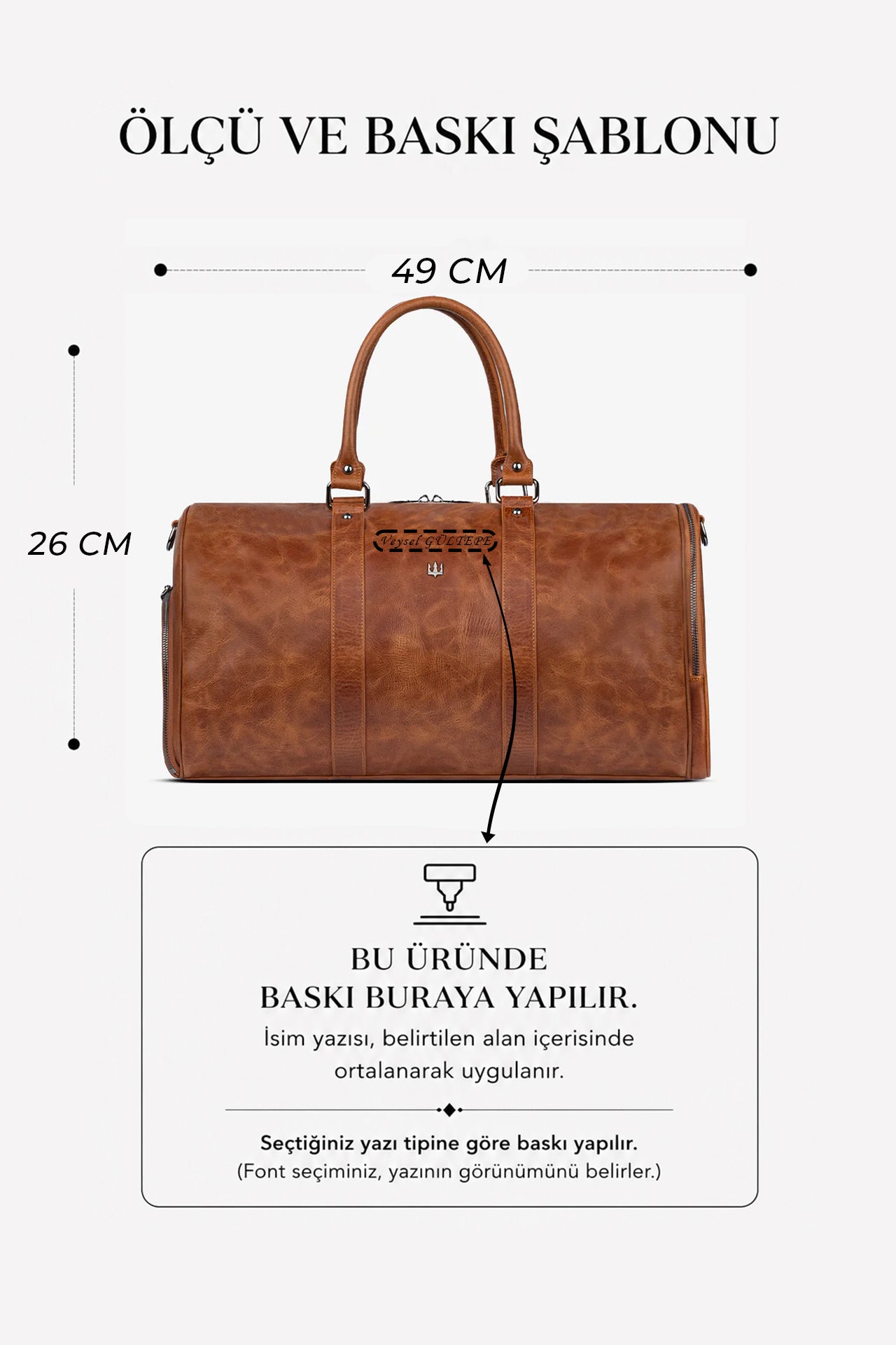 Richer Hakiki Deri Seyahat Çantası