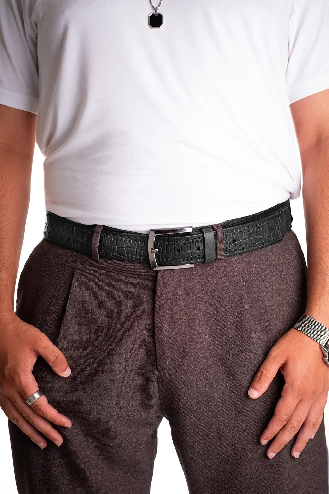 Rock Hakiki Deri Kemer