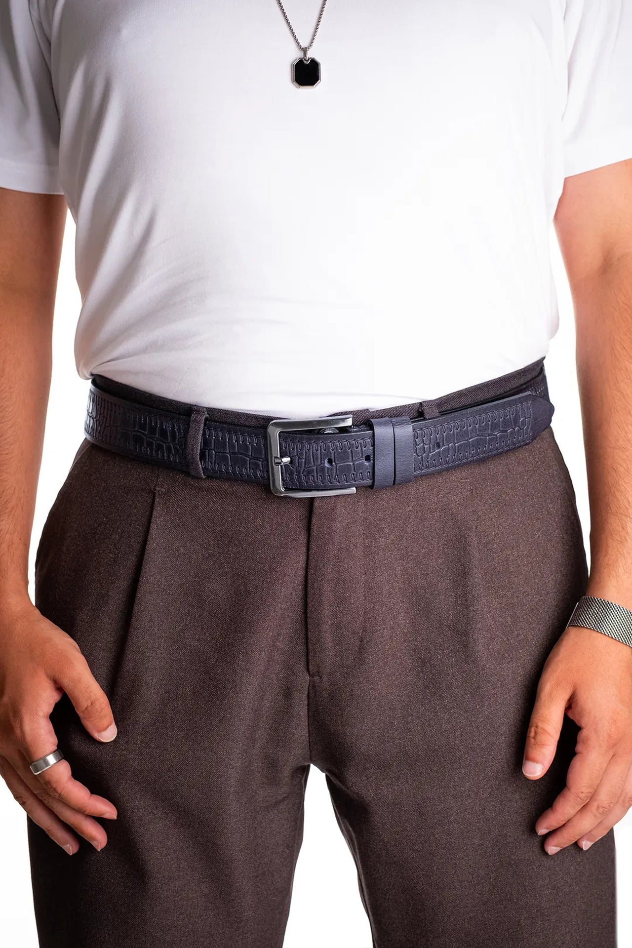 Rock Hakiki Deri Kemer