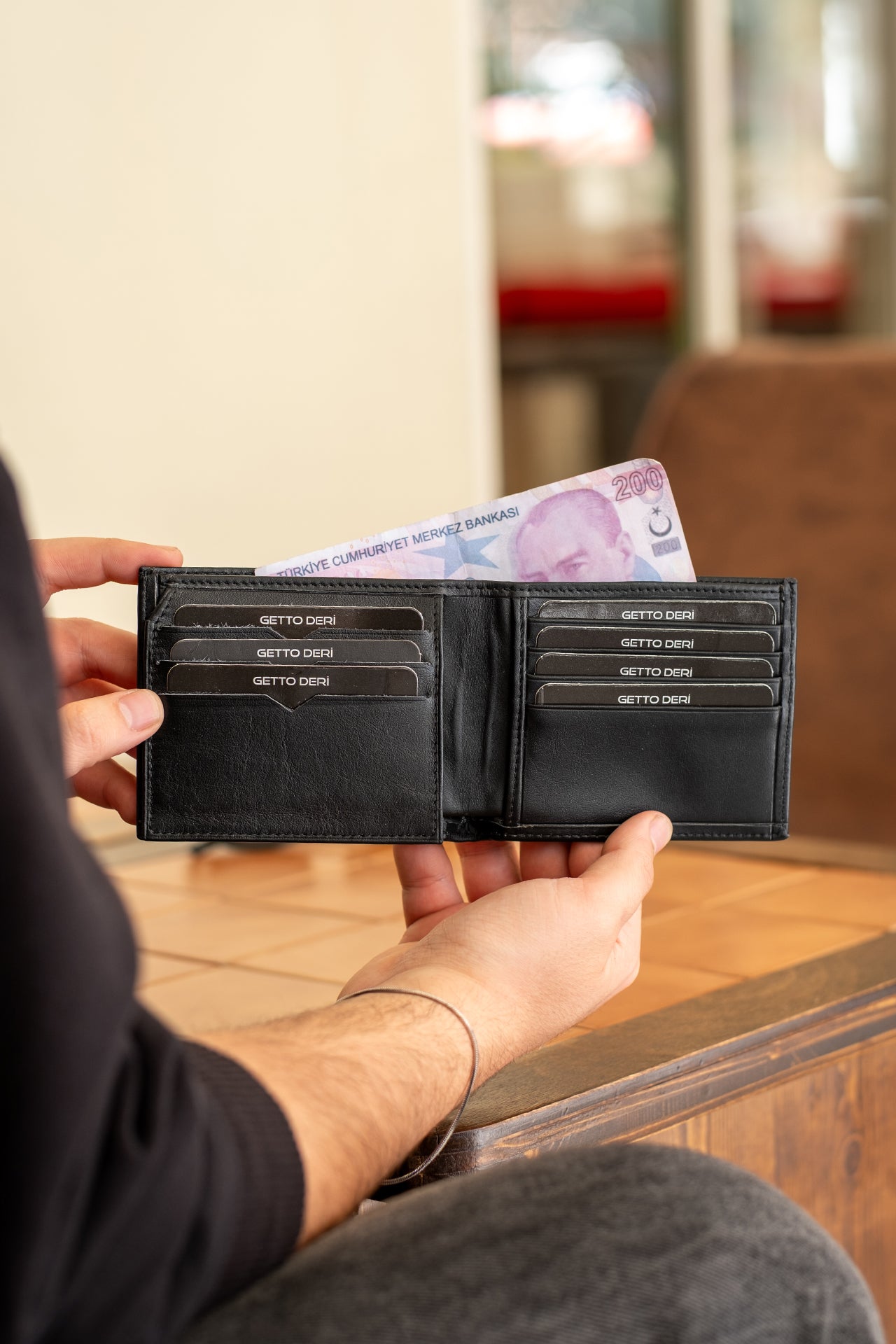 Roma Hakiki Deri Cüzdan