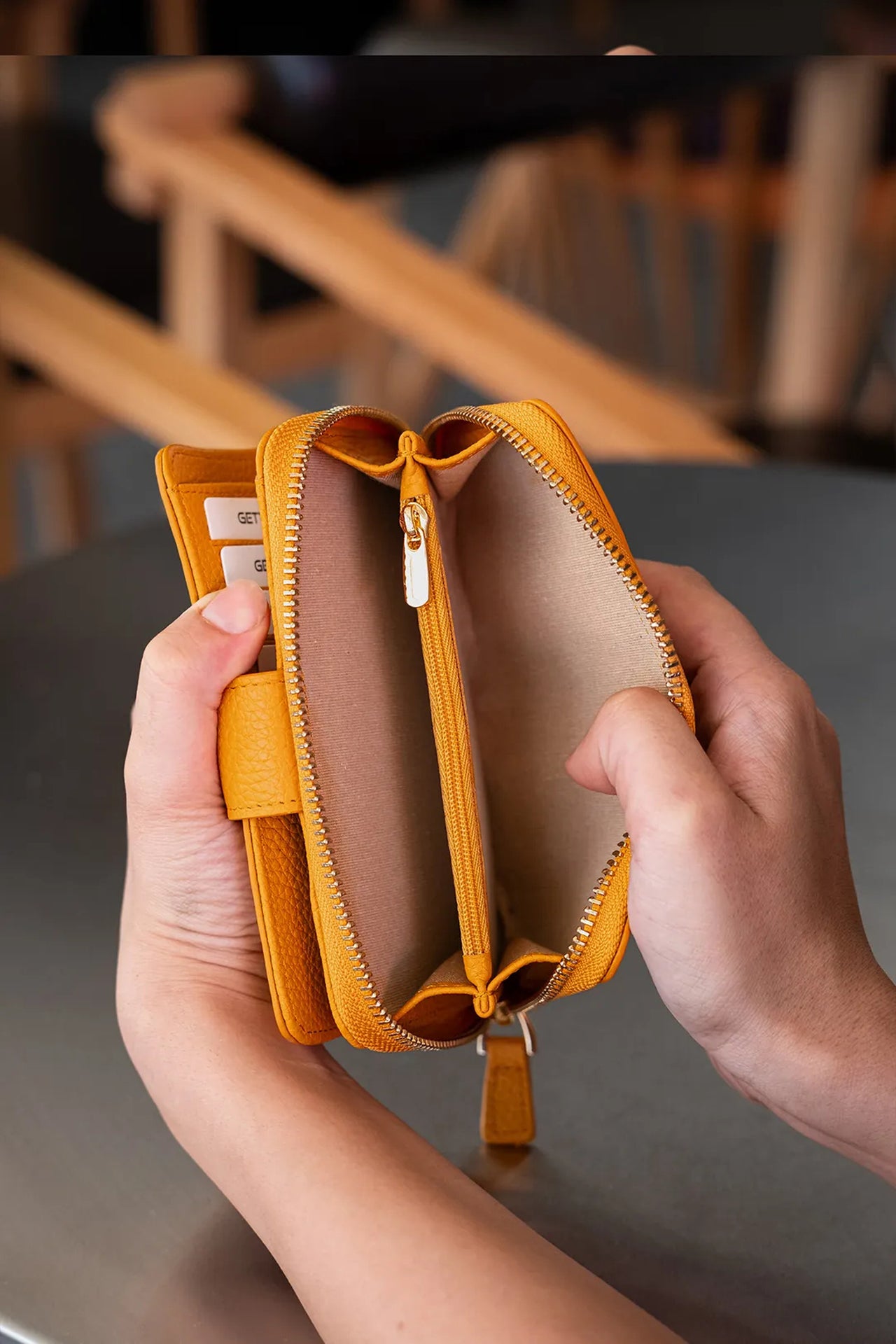 Amor Hakiki Deri Kadın Cüzdan