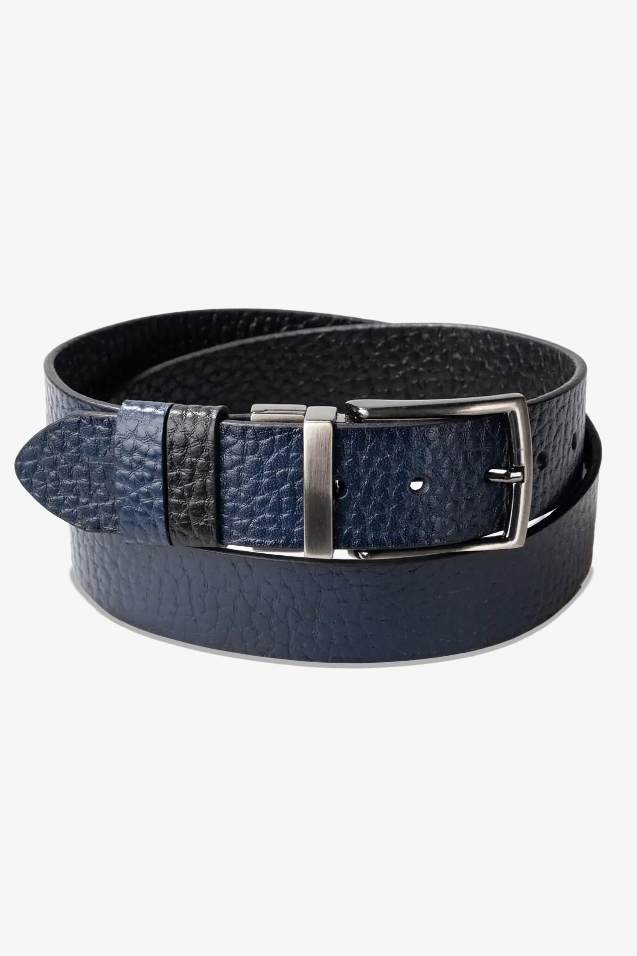 Leonidas Çift Taraflı Hakiki Deri Kemer 4cm