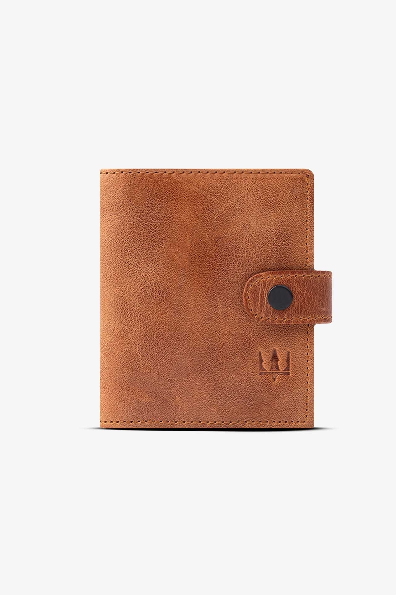 Space Hakiki Deri Çıt Çıtlı Cüzdan