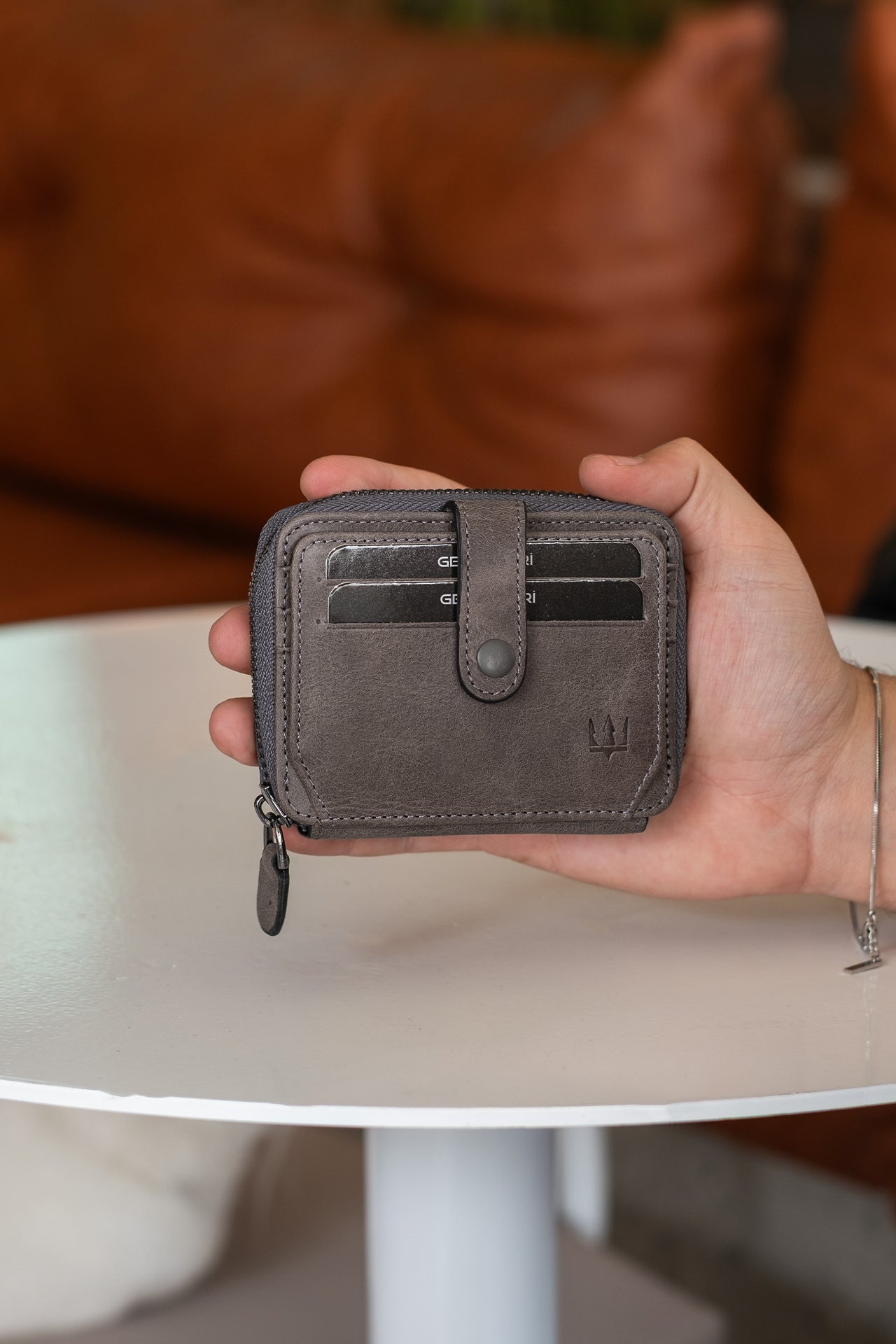 Stark Hakiki Deri Minimal Cüzdan