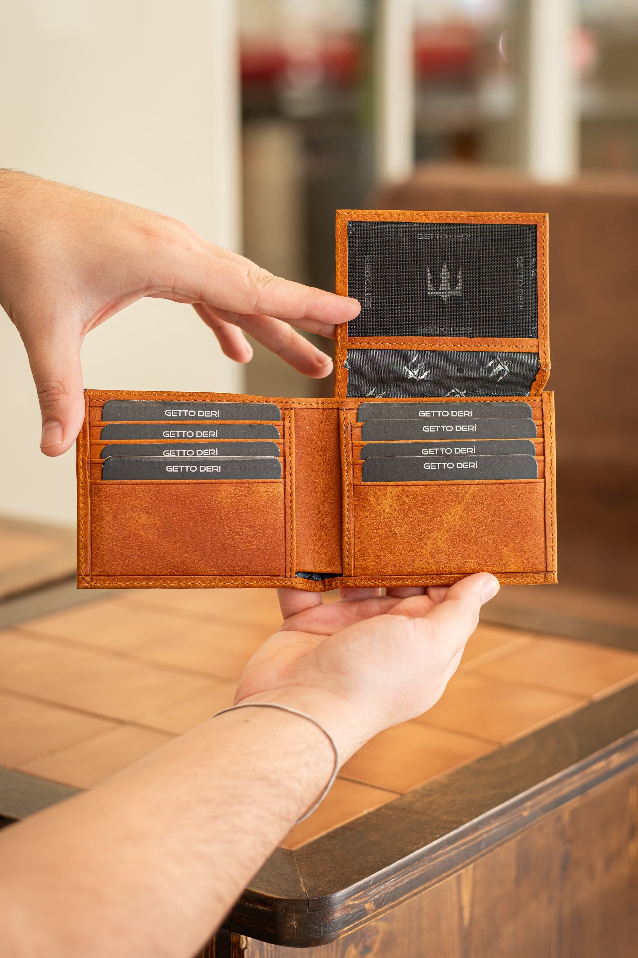 Symbol Hakiki Deri Cüzdan