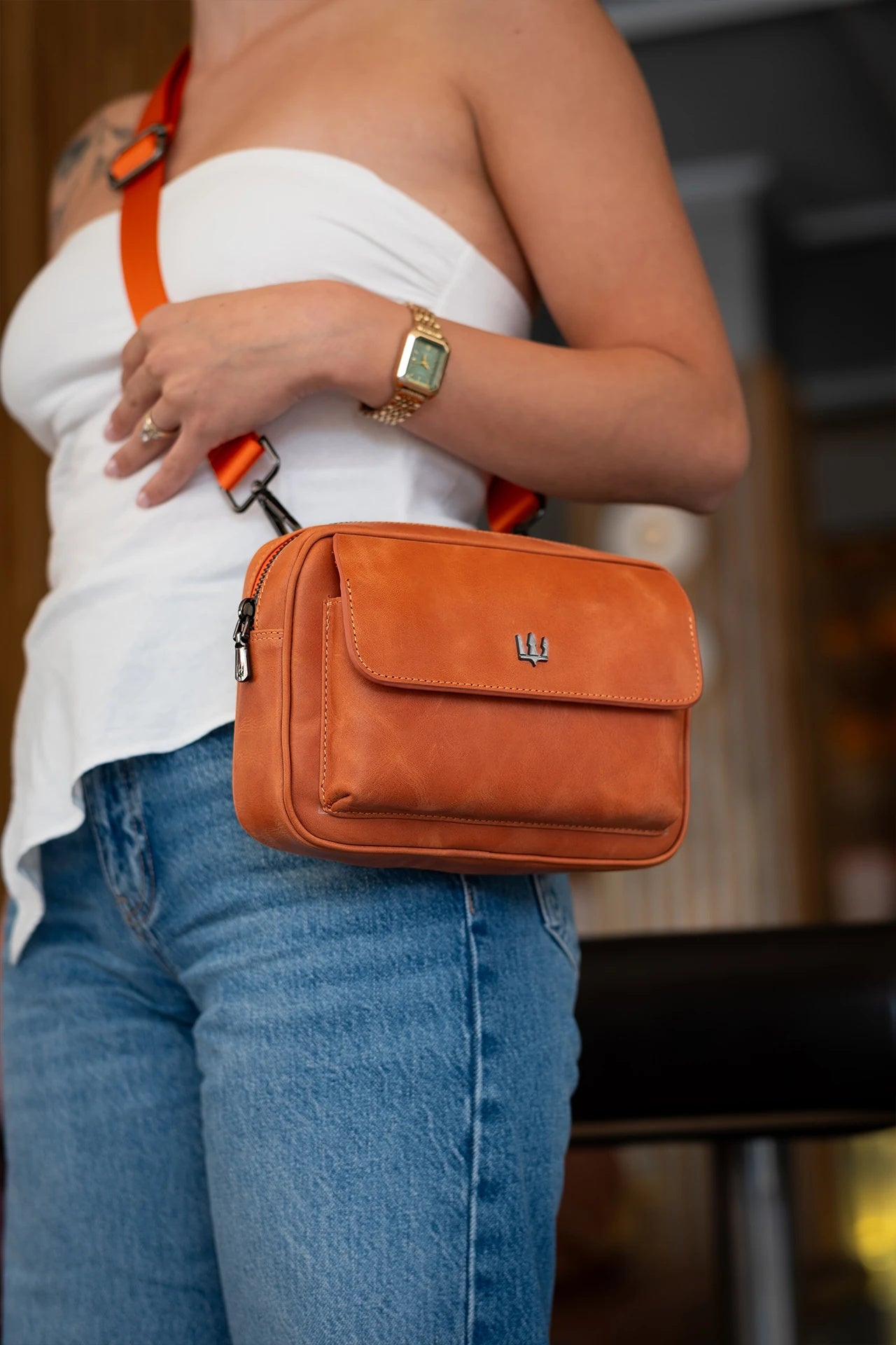 Bohem Hakiki Deri Çanta