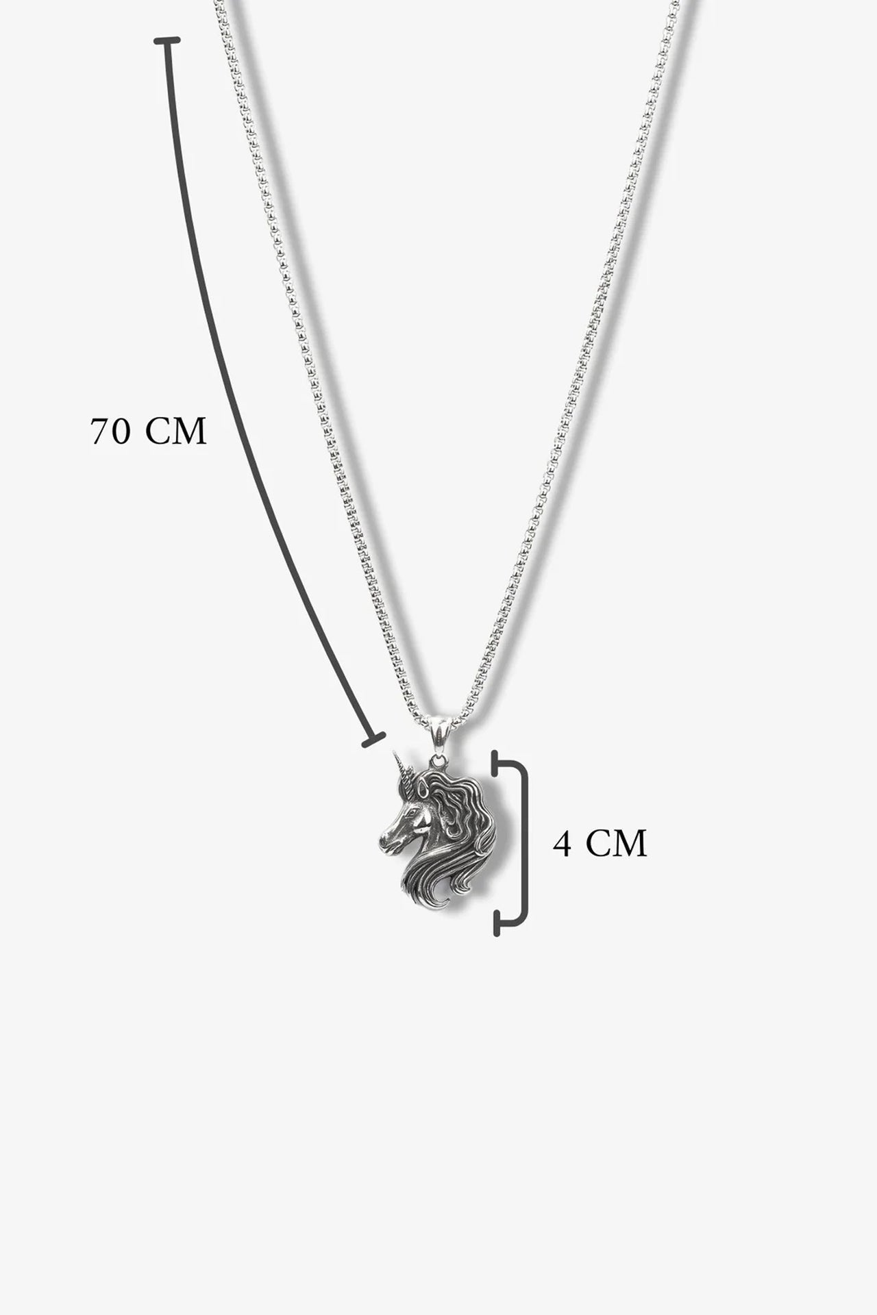 Unicorn Çelik Kolye