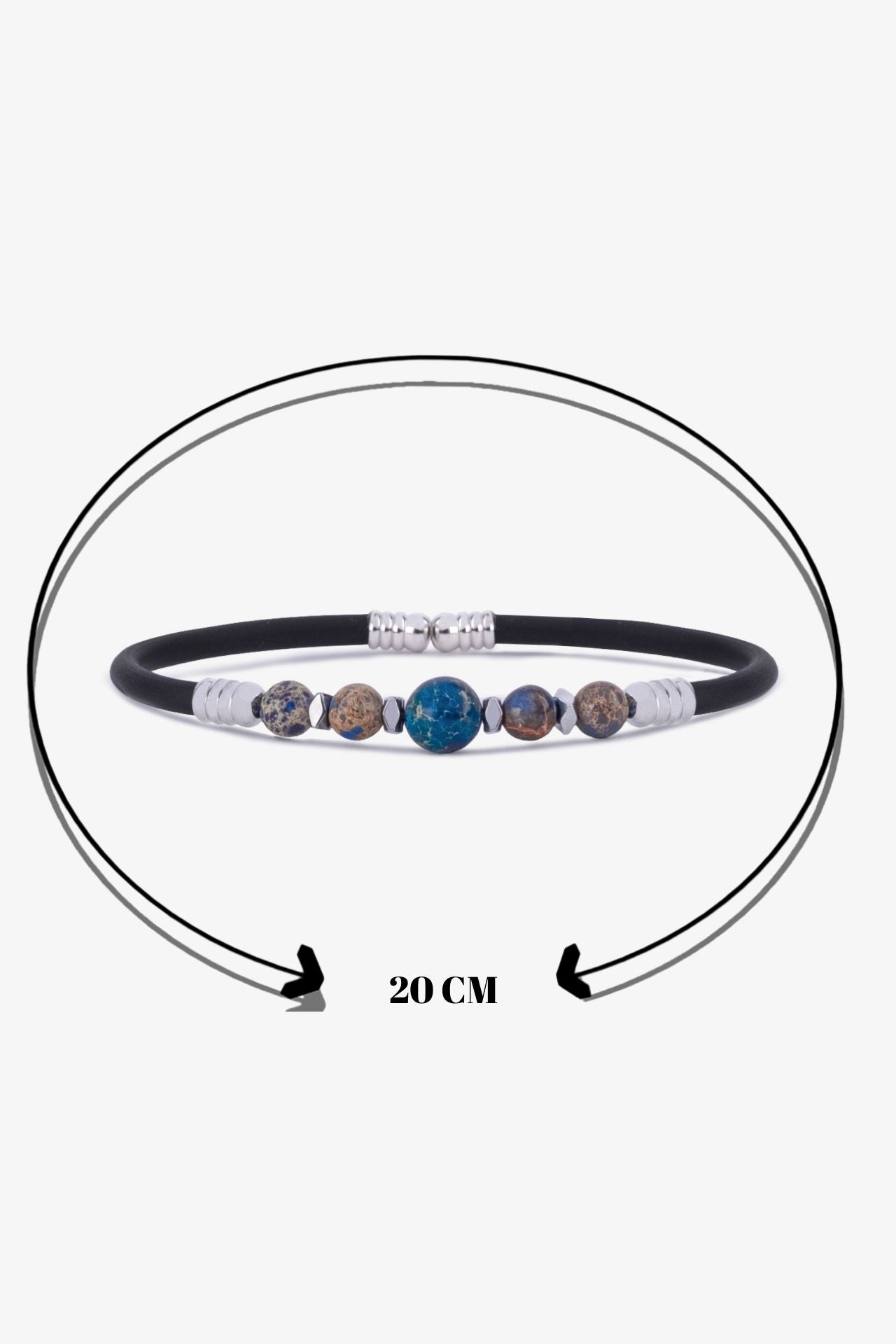 Varisit Hematit Bileklik (Cesaret Taşı)