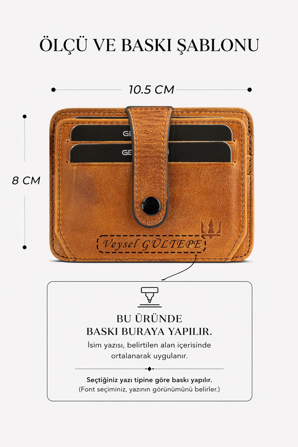 Vento Hakiki Deri Çıt çıtlı Cüzdan