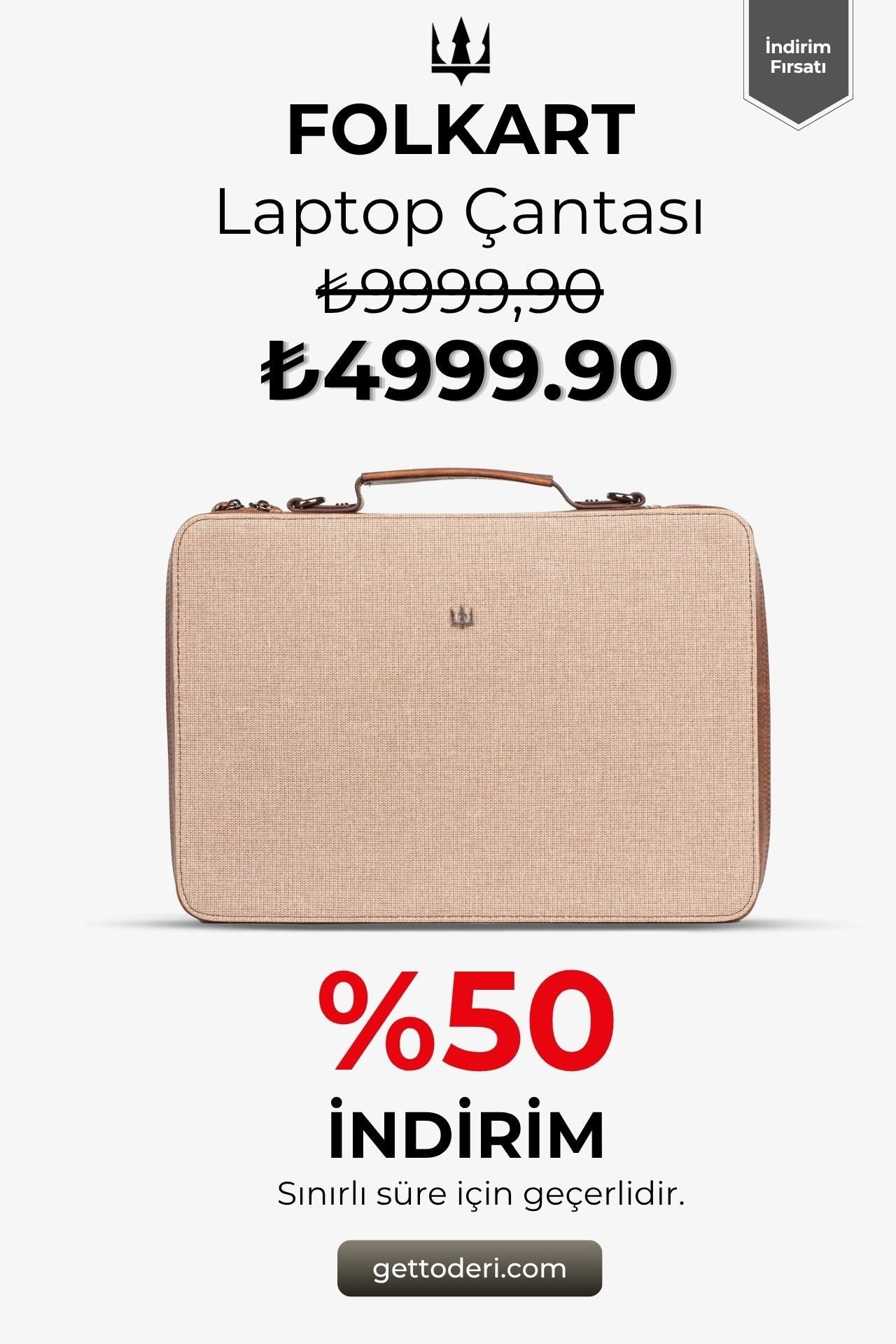 Folkart Laptop Çantası