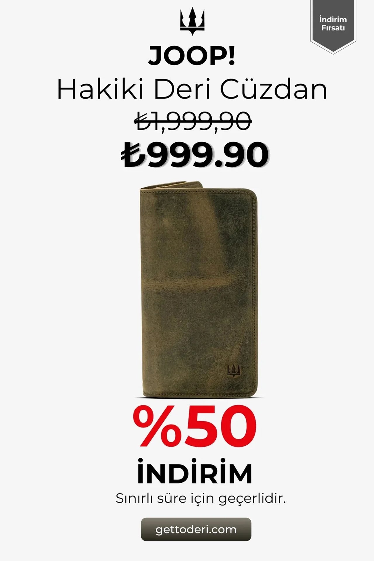 Joop! Hakiki Deri Cüzdan