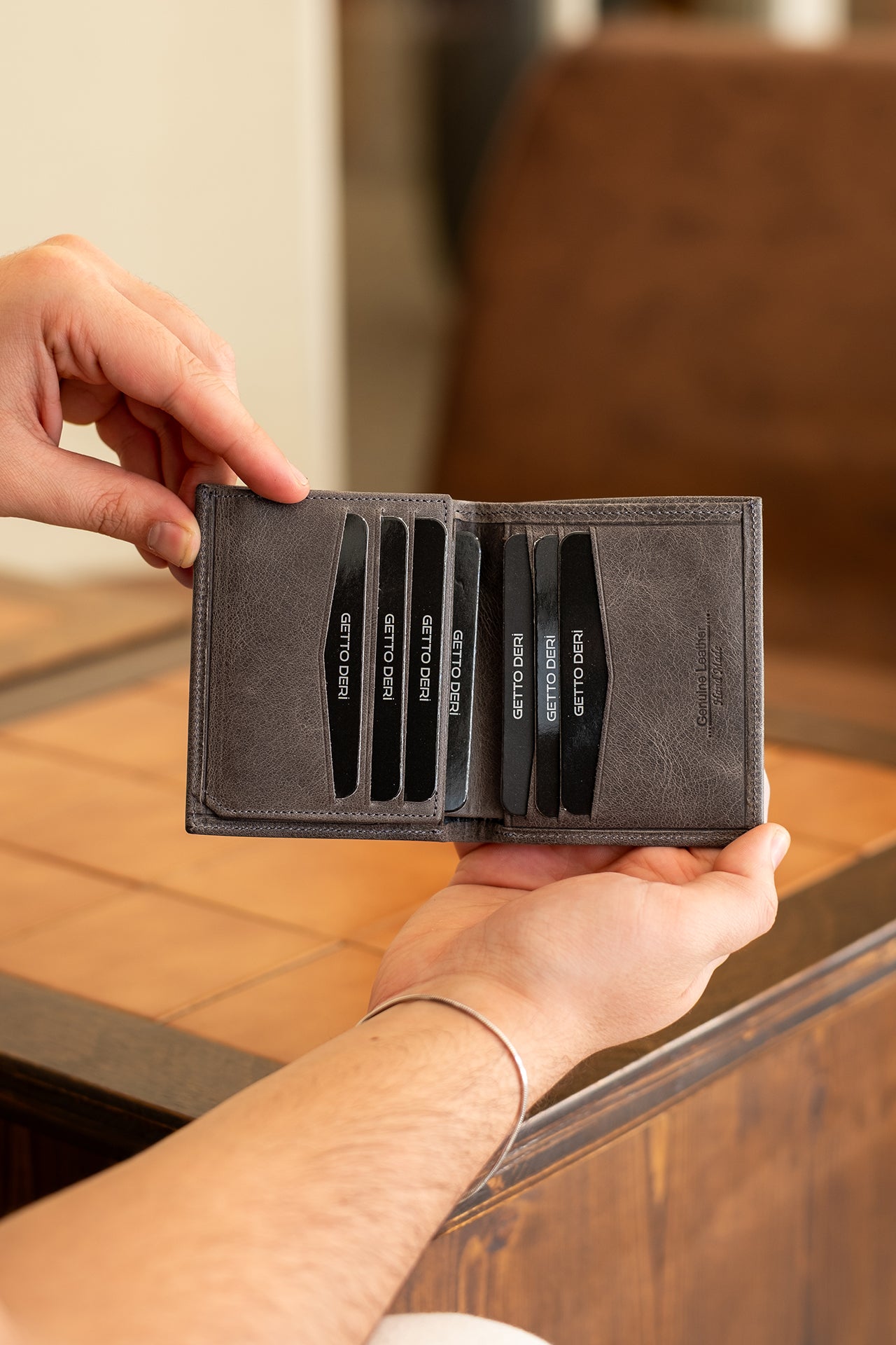 Zeus Minimal Hakiki Deri Cüzdan