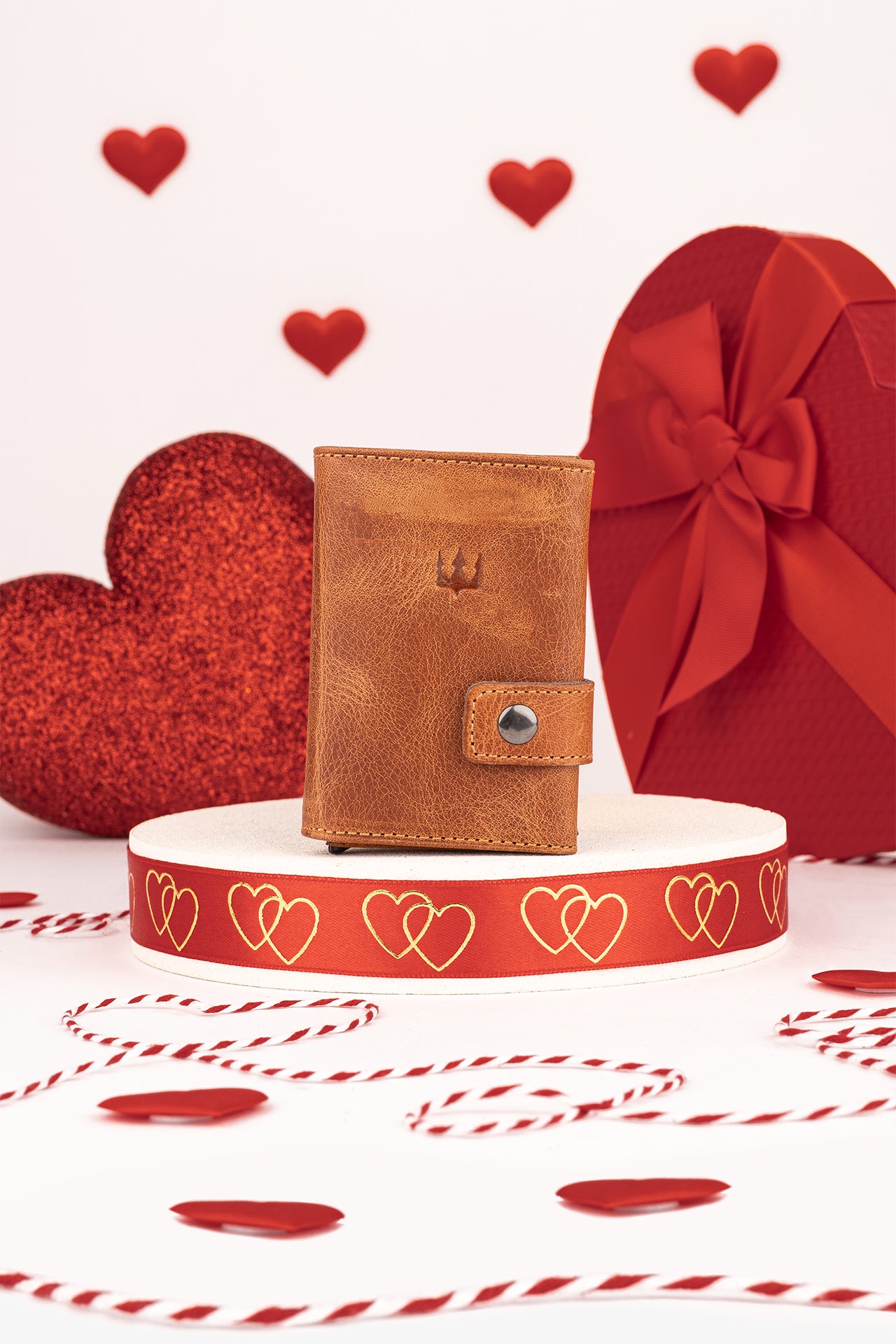 Moon Mekanizmalı Hakiki Deri Minimal Cüzdan