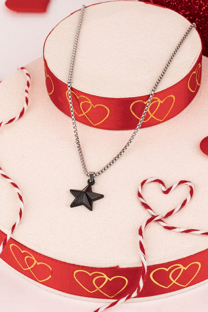 Black Star Çelik Kolye