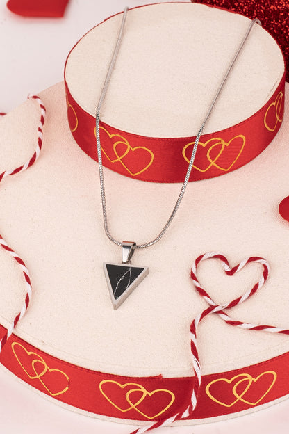 Priz Marin Çelik Kolye