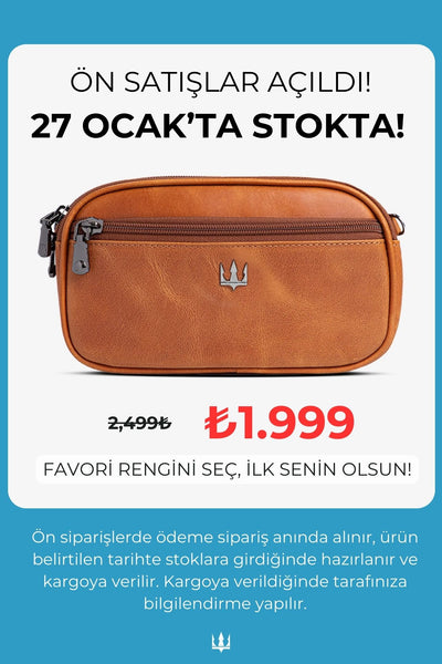 Dors Hakiki Deri El Çantası