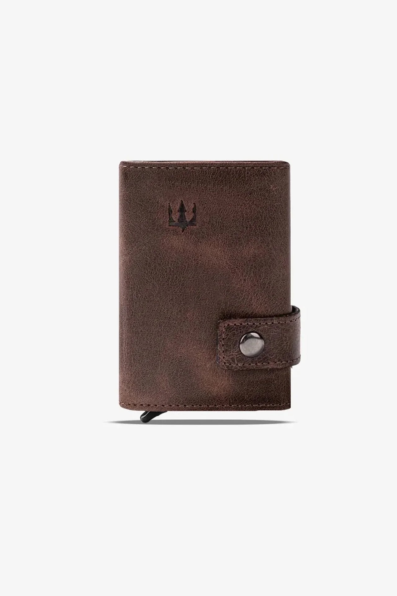 Moon Mekanizmalı Hakiki Deri Minimal Cüzdan