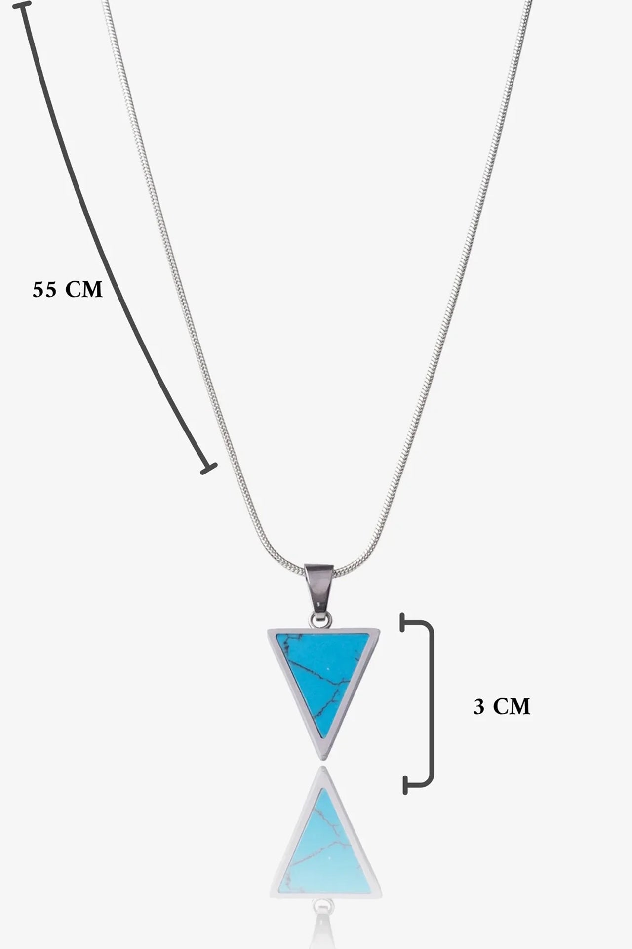 Priz Marin Çelik Kolye