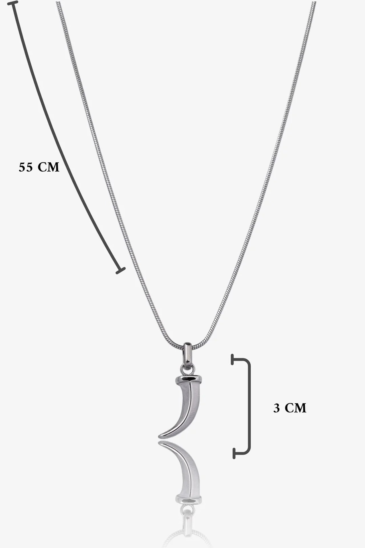 Tıger Teelht Çelik Kolye