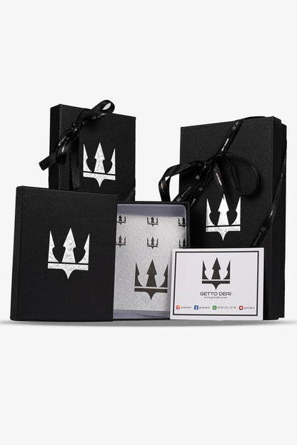 Byanca Hakiki Deri Fermuarlı Cüzdan